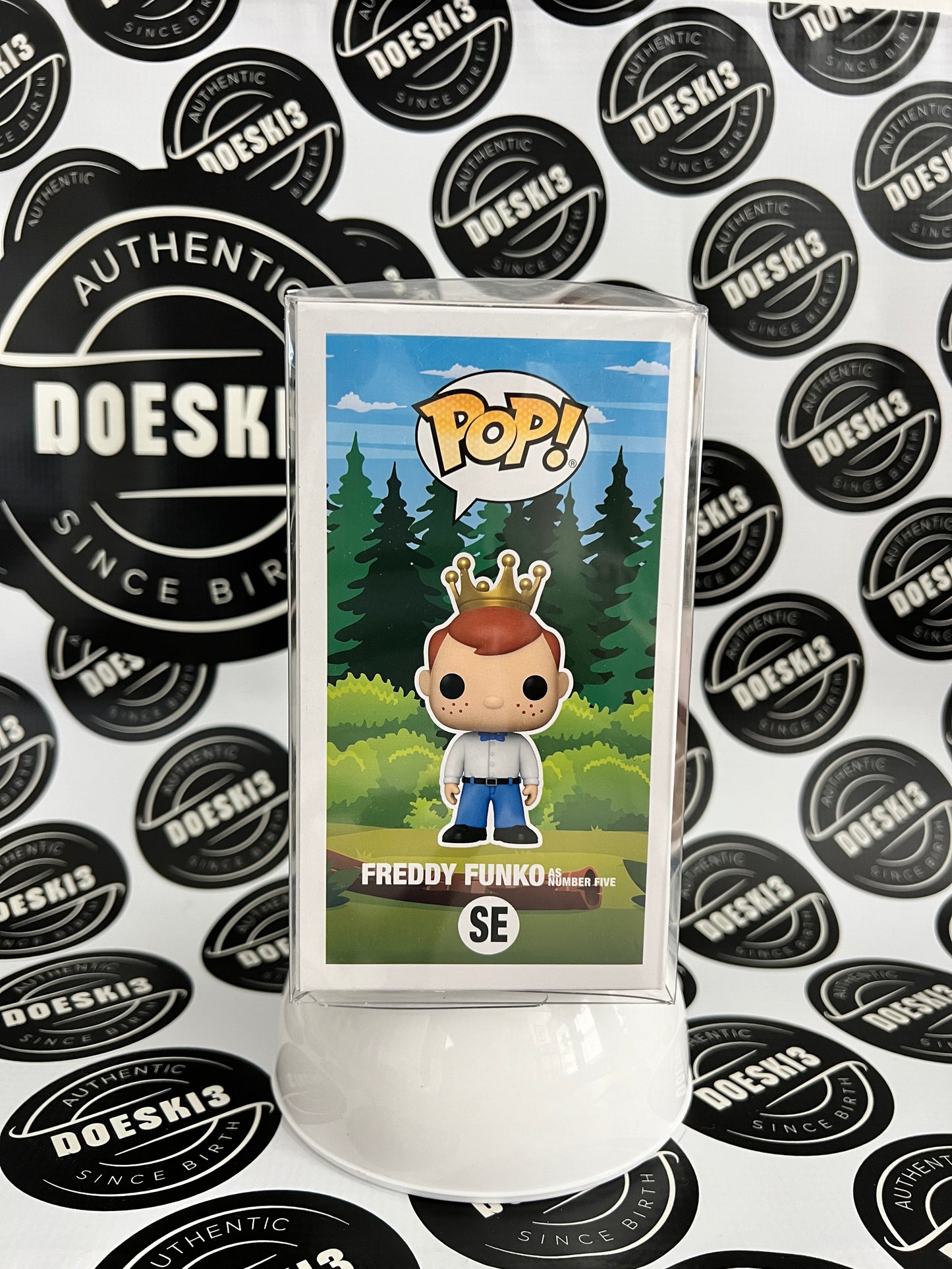 Funko Pop! Freddy as Number Five 2023 Camp Fundays Box of Fun Exclusive Pop LE 4500 W/Protector