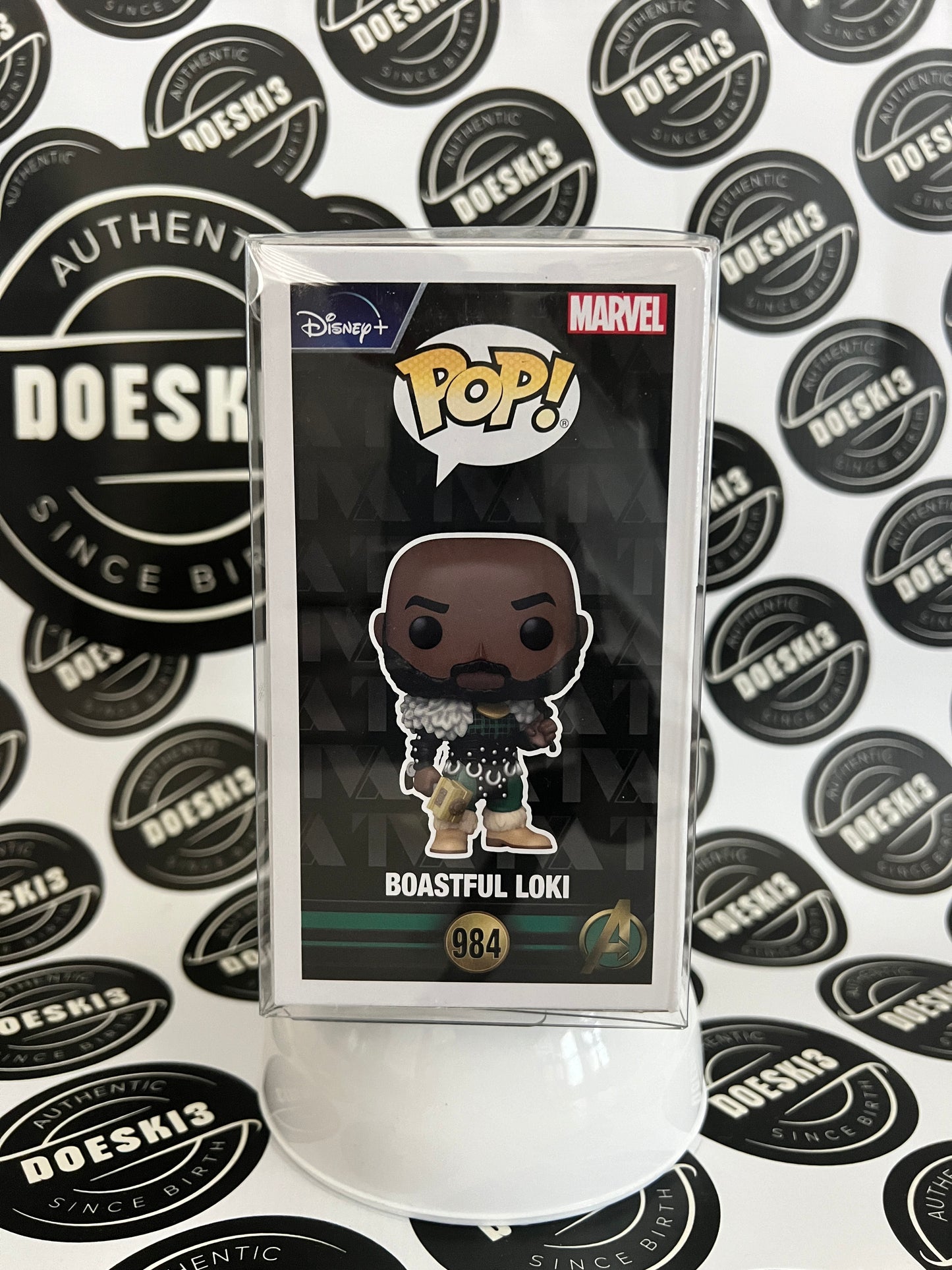 Funko Pop! Marvel Boastful Loki #984 2022 WonderCon Wonderous Exclusive W/Protector
