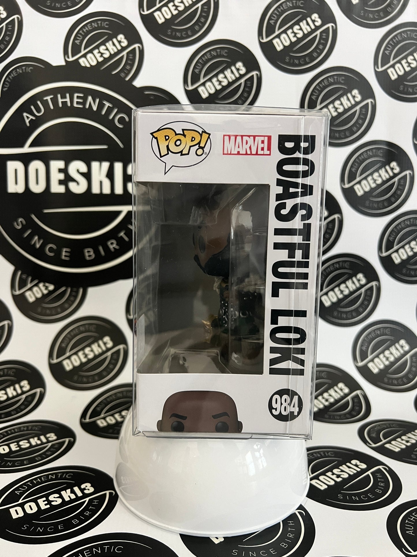 Funko Pop! Marvel Boastful Loki #984 2022 WonderCon Wonderous Exclusive W/Protector