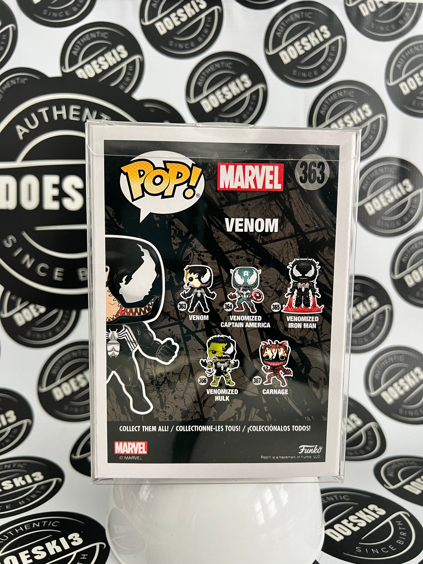 Funko POP! Marvel Venom Eddie Brock Figure #363 W/Protector