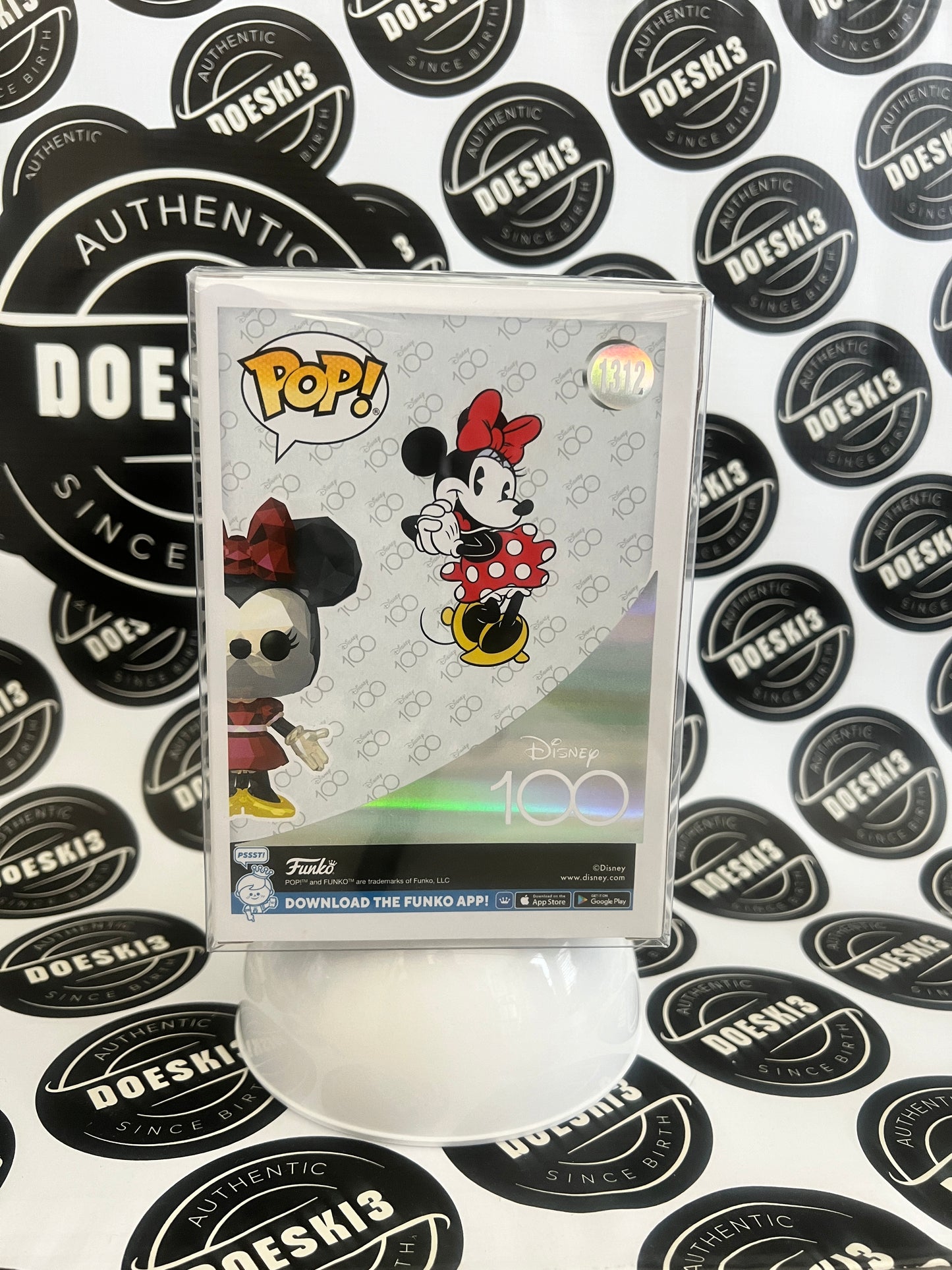 Funko Pop! Disney 100th Minnie Mouse (Facet) #1312 Funko Exclusive W/Protector