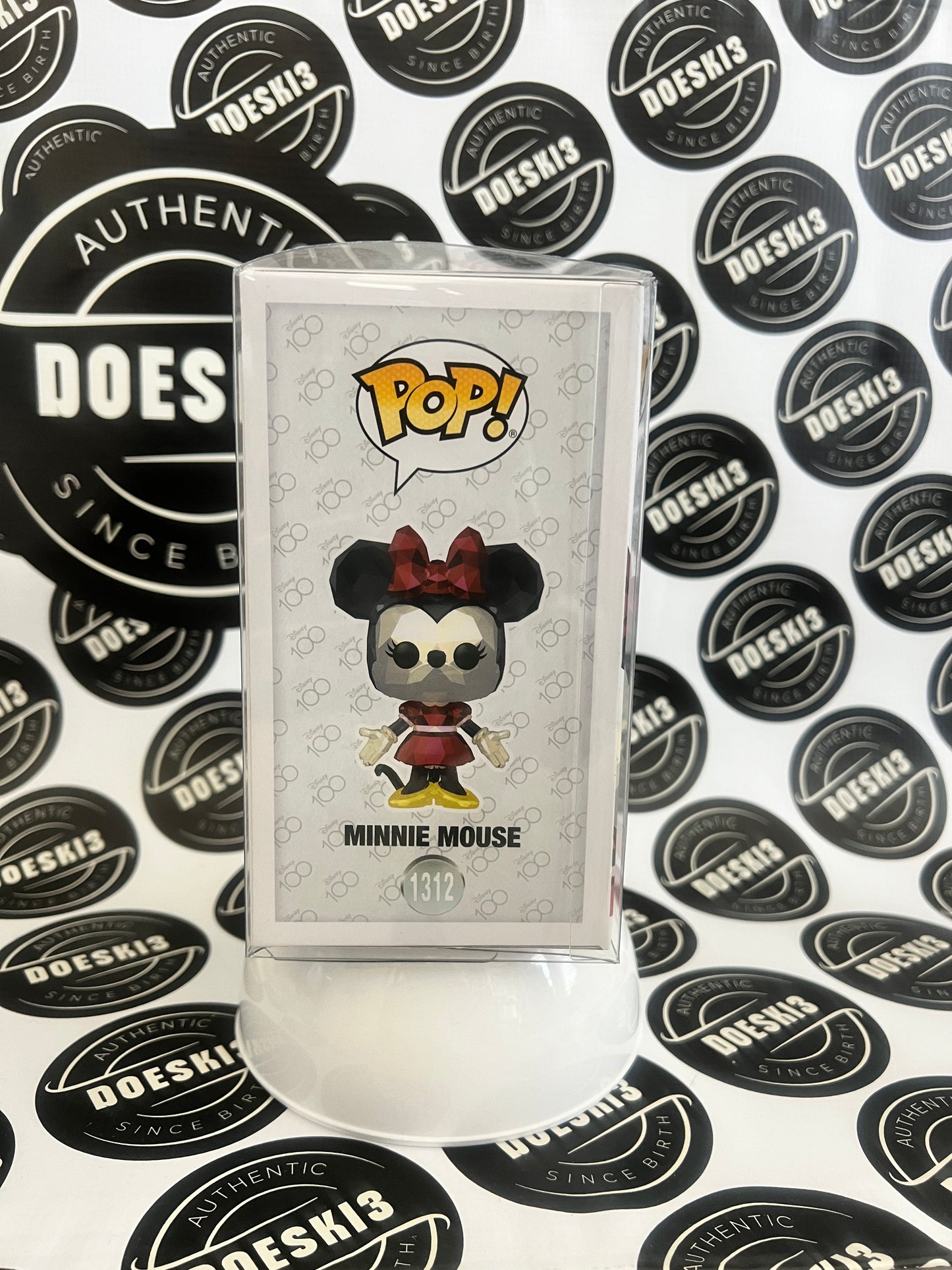 Funko Pop! Disney 100th Minnie Mouse (Facet) #1312 Funko Exclusive W/Protector