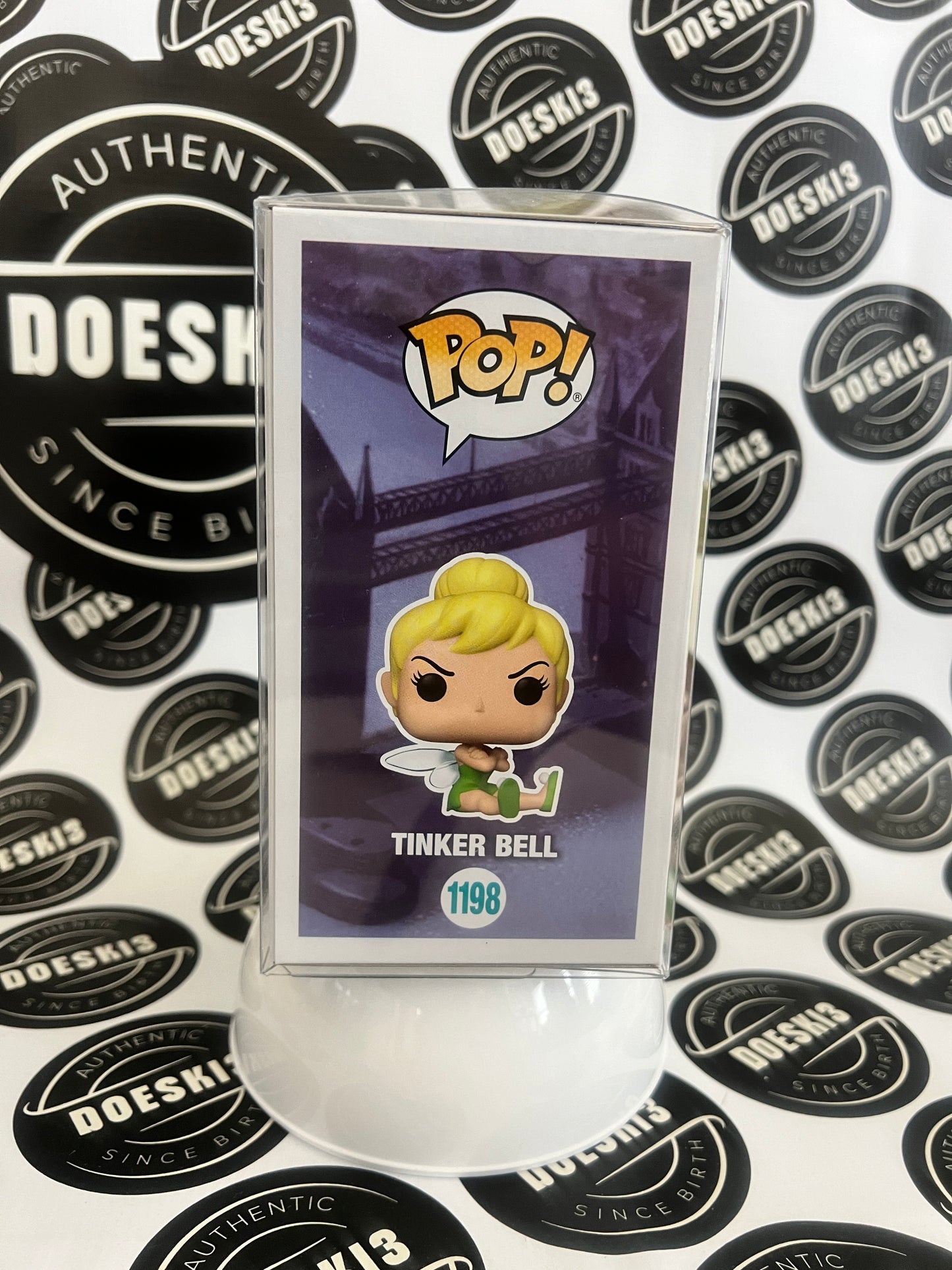 Funko Pop #1198 Tinker Bell Peter Pan Disney Classics Hot Topic Exclusive W/Protector