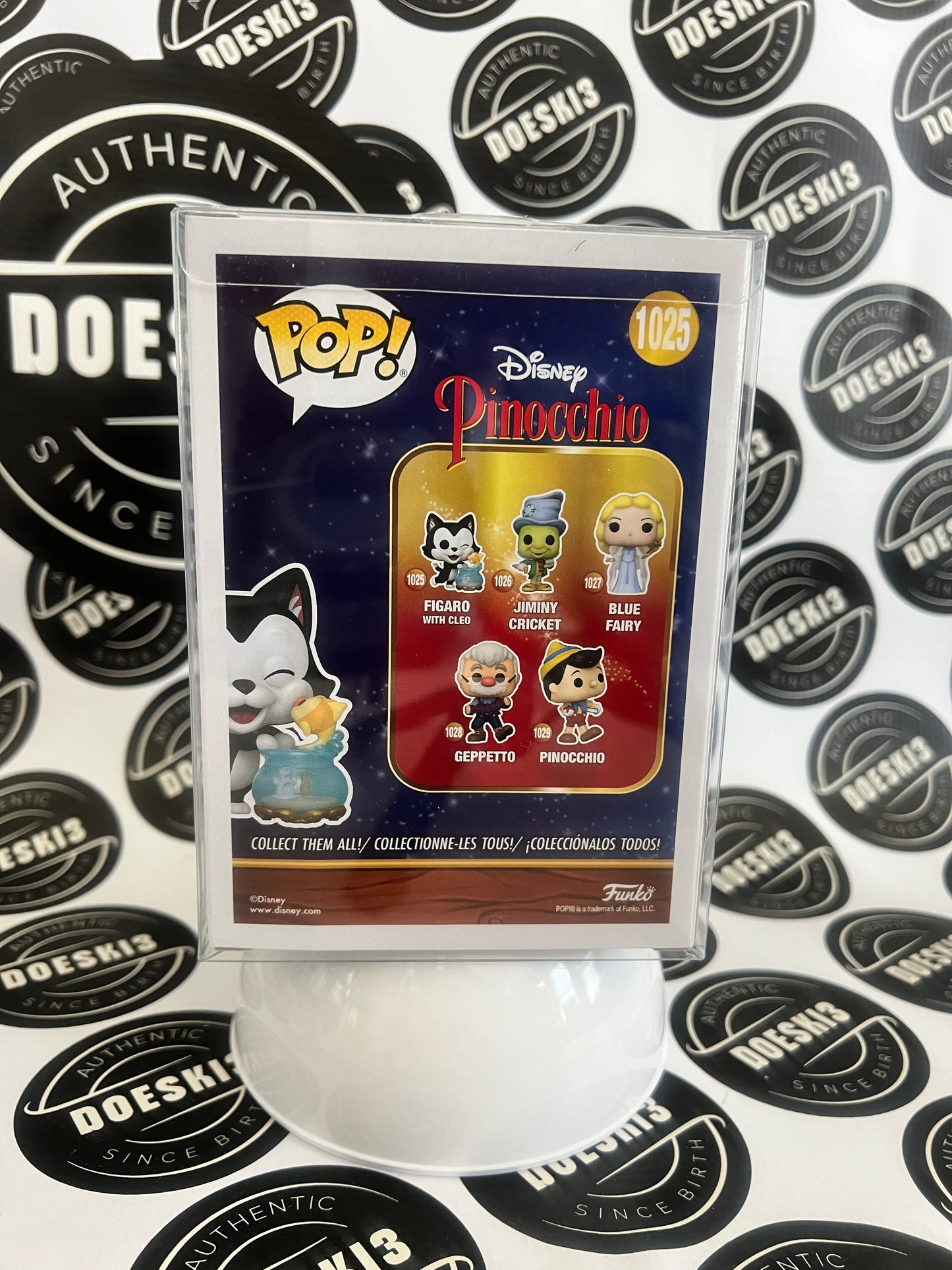 Funko Pop! Disney Pinocchio Figaro with Cleo #1025 W/Protector