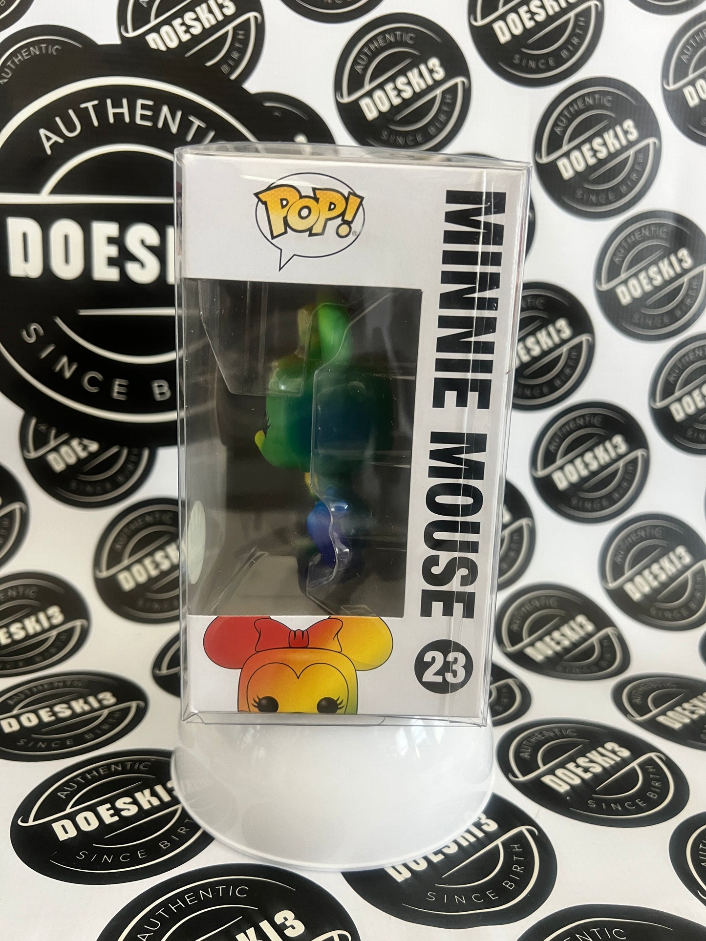 Funko Pop! Disney Minnie Mouse #23 Pride (Rainbow) Funko Exclusive W/Protector