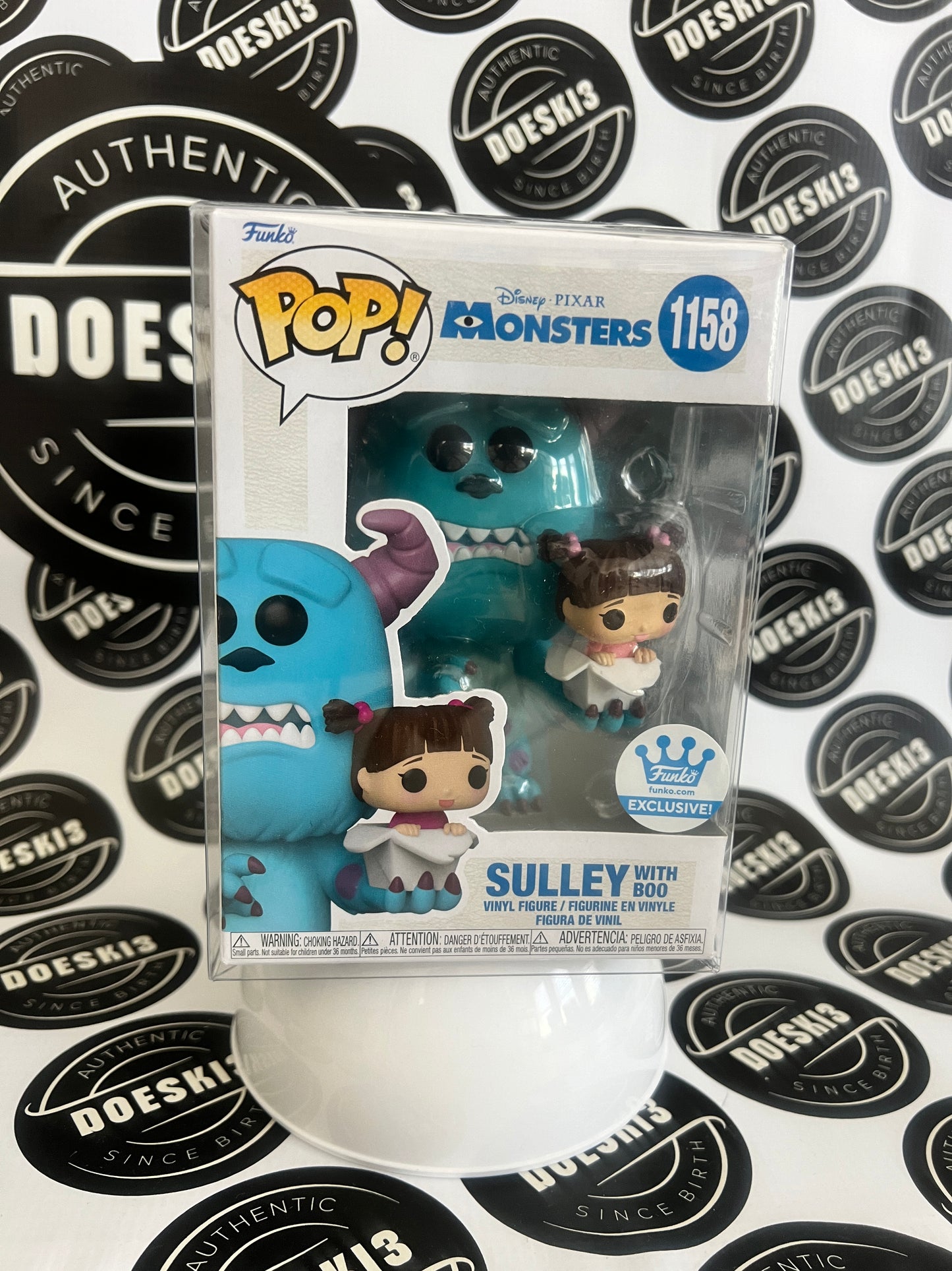 Funko Pop! Pixar Sulley with Boo Funko (Exclusive) #1158 W/ Protector