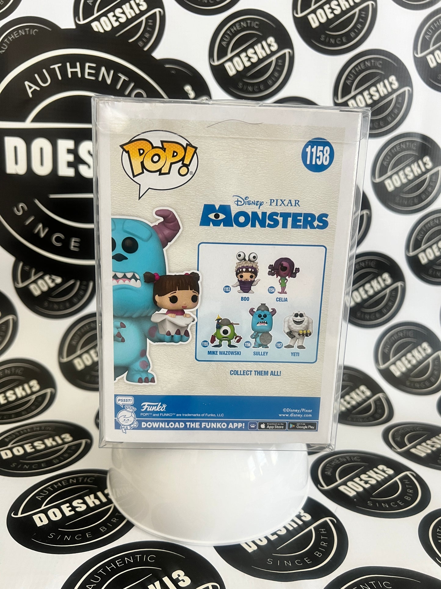 Funko Pop! Pixar Sulley with Boo Funko (Exclusive) #1158 W/ Protector