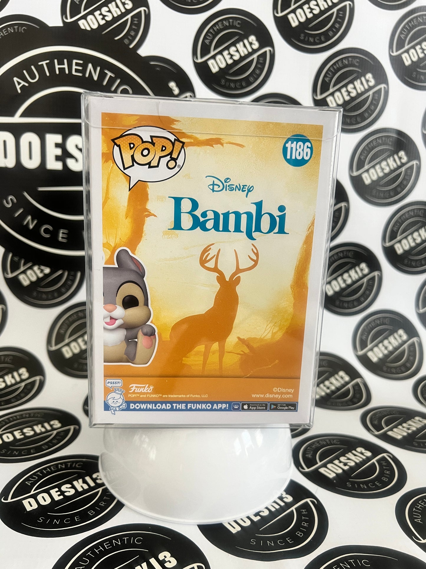 Funko Pop! Disney Classics Thumper Holding Feet #1186 Box Lunch Exclusive W/Protector