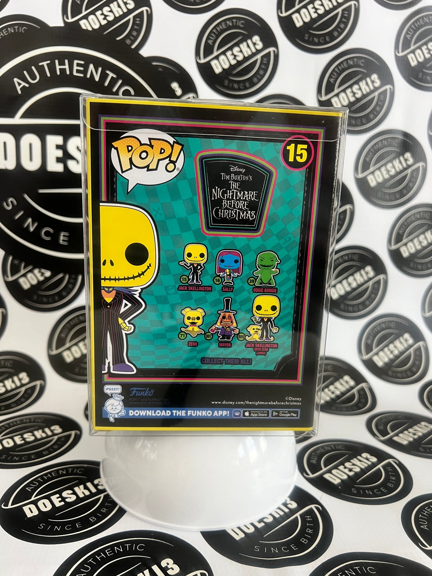 Funko Pop! Disney Nightmare Before Christmas Jack Skellington #15 W/Protector