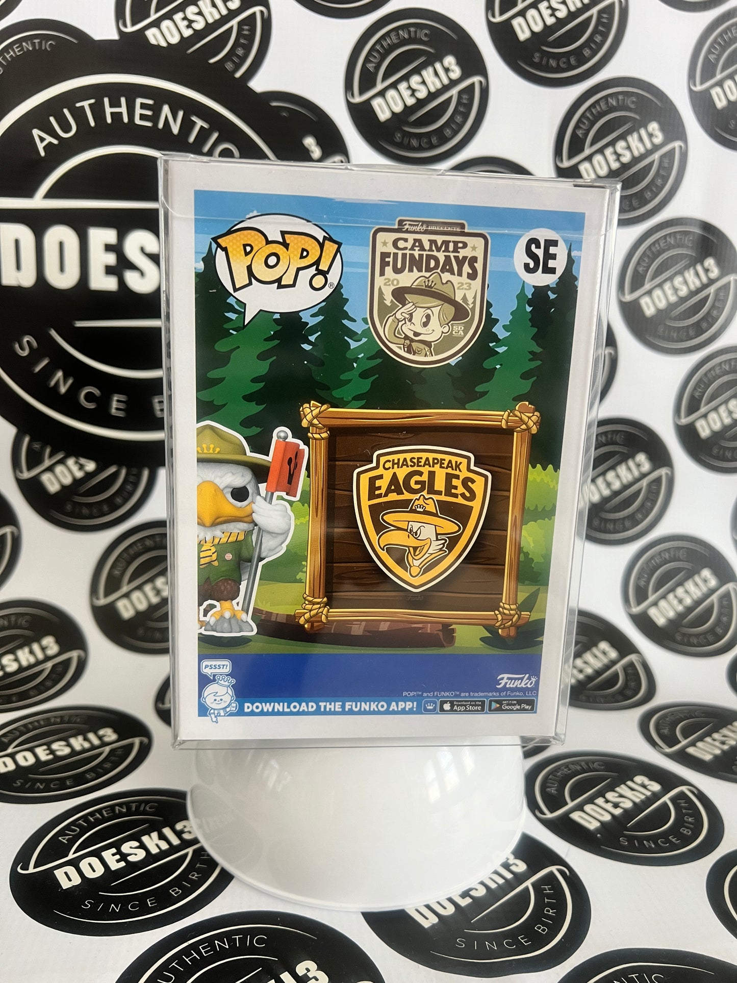 Funko Pop! Chaseapeak Eagles Mascot Camp Fundays LE 6500