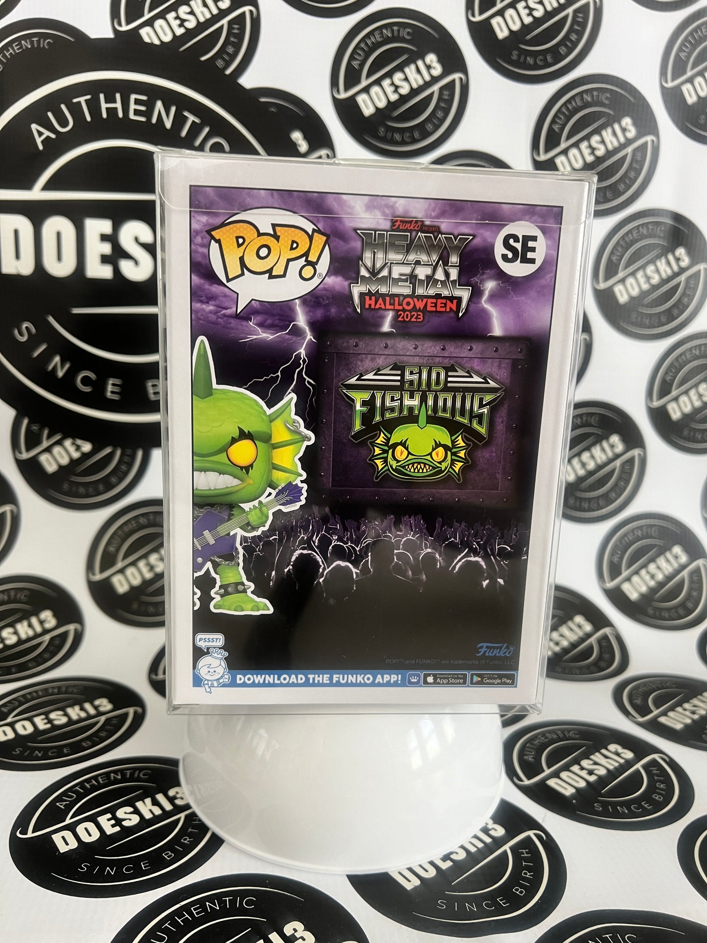 Funko Pop! Sid Fishious Heavy Metal Halloween Mascot 2023 LE 6000 W/Protector
