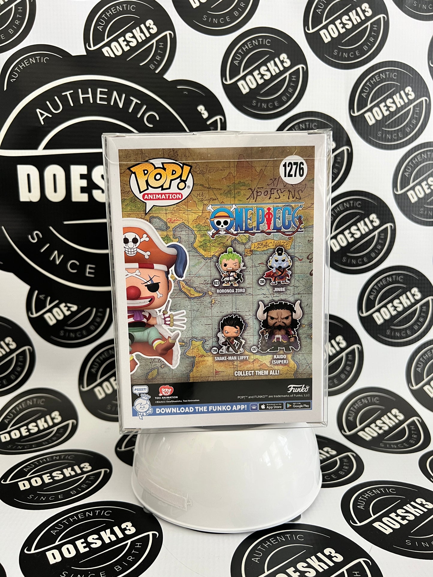 Funko Pop! One Piece Buggy the Clown #1276 Hot Topic Exclusive W/Protector