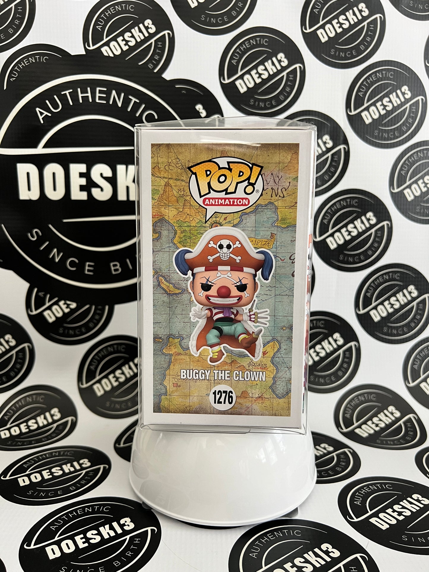 Funko Pop! One Piece Buggy the Clown #1276 Hot Topic Exclusive W/Protector