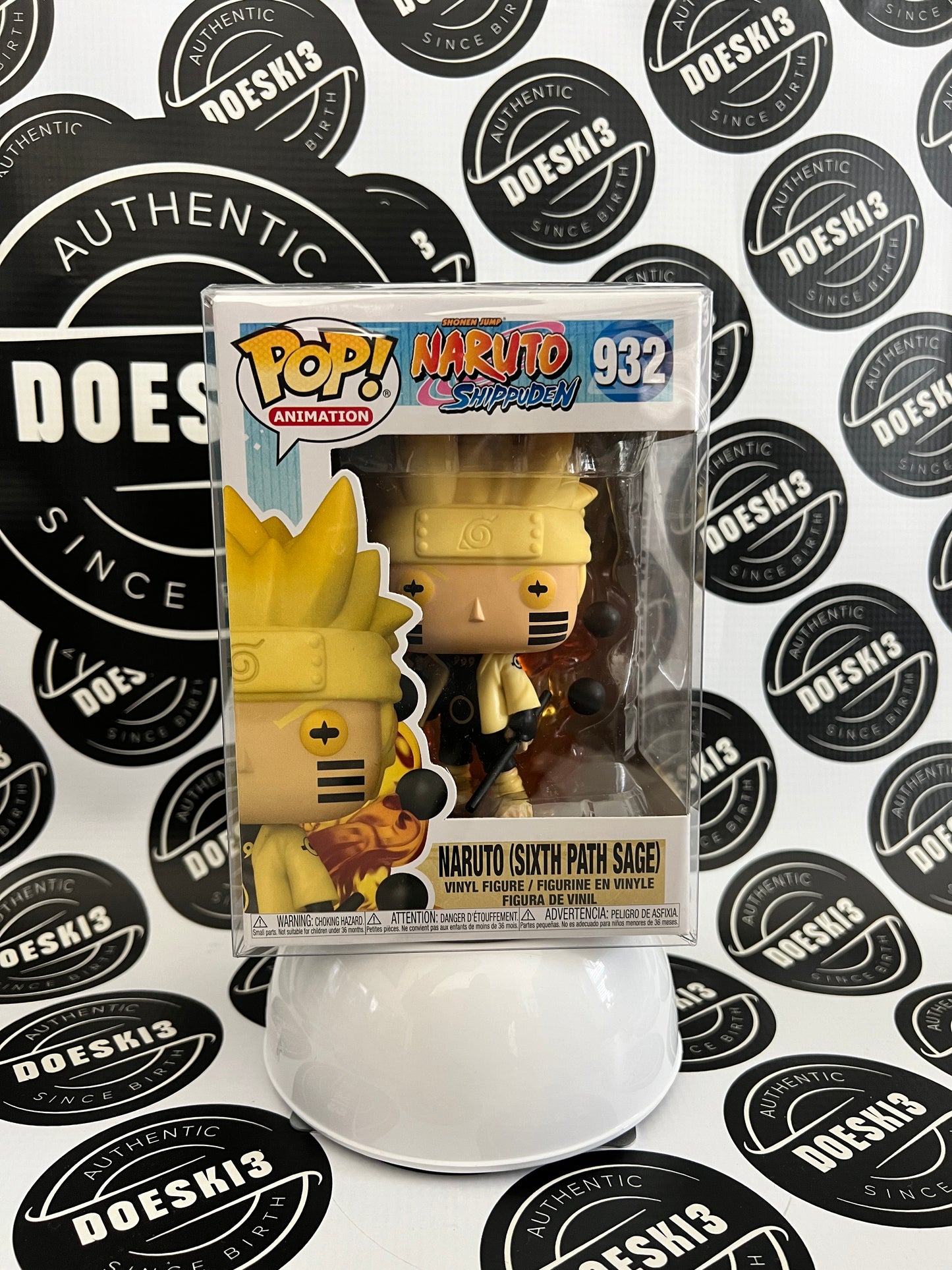 Funko Pop! Naruto Shipuden Naruto (Sixth Path Sage) #932 W/Protector