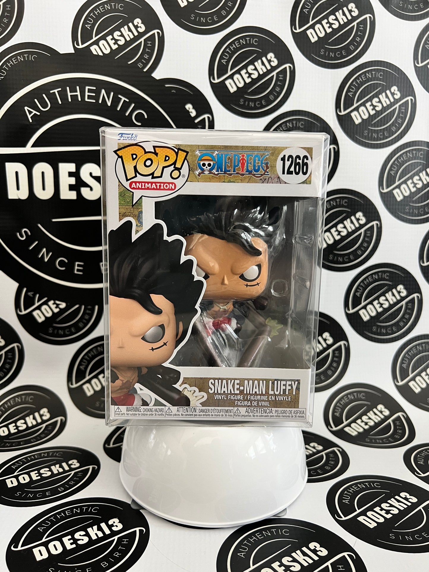 Funko Pop! One Piece - Snake-Man Luffy #1266 W/Protector