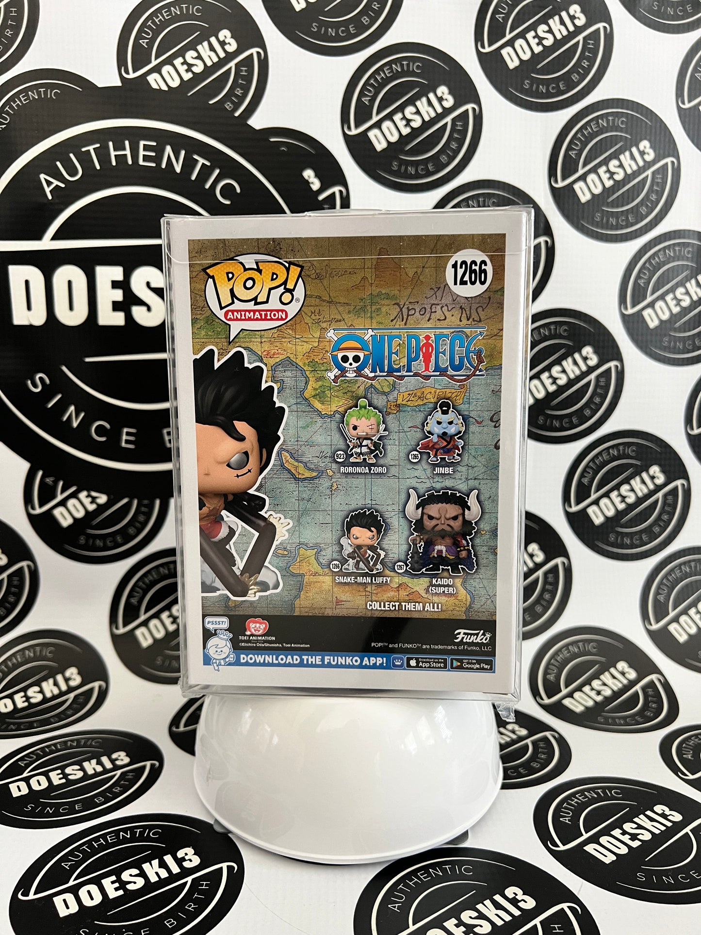 Funko Pop! One Piece - Snake-Man Luffy #1266 W/Protector