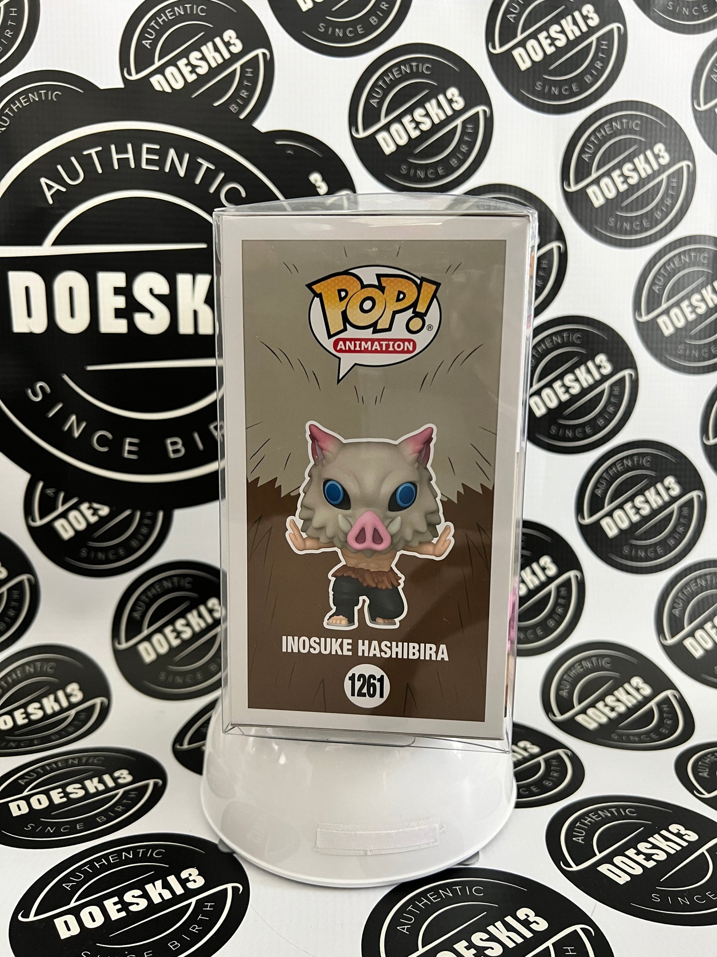 Funko Pop! Demon Slayer Inosuke Hashibira #1261 Target Con Exclusive W/Protector