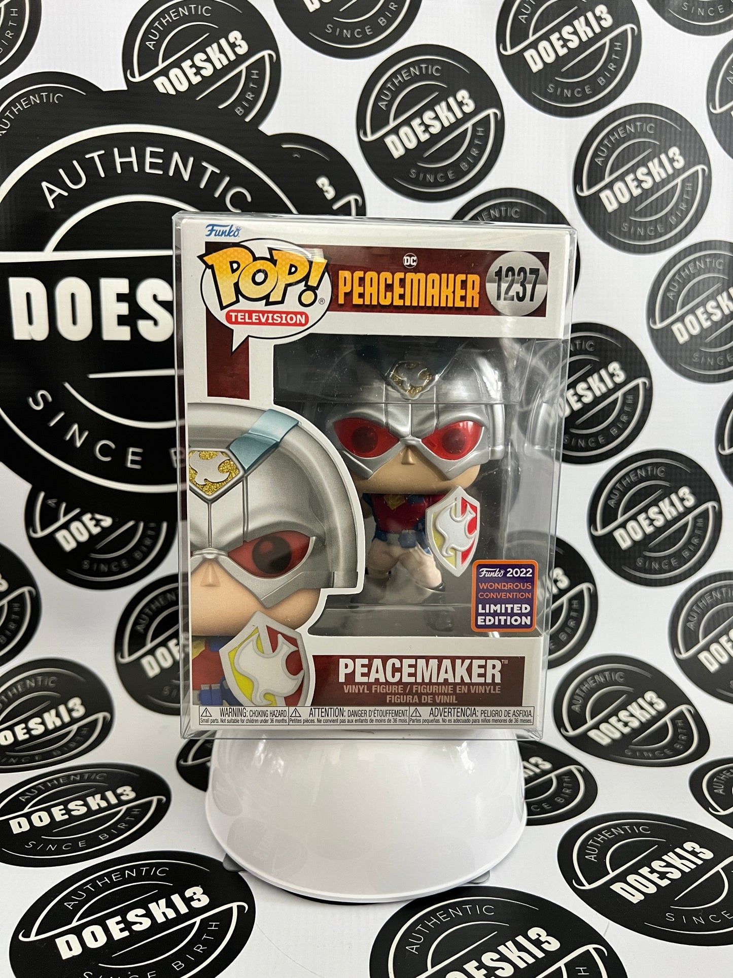 Funko Pop! Peacemaker #1237 2022 Wondrous Convention Limited Edition W/Protector