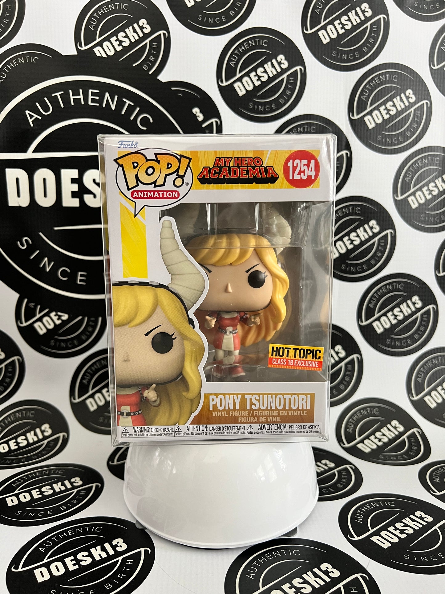 Funko Pop! My Hero Academia #1254 Pony Tsunotori Hot Topic Class 1B Exclusive W/Protector