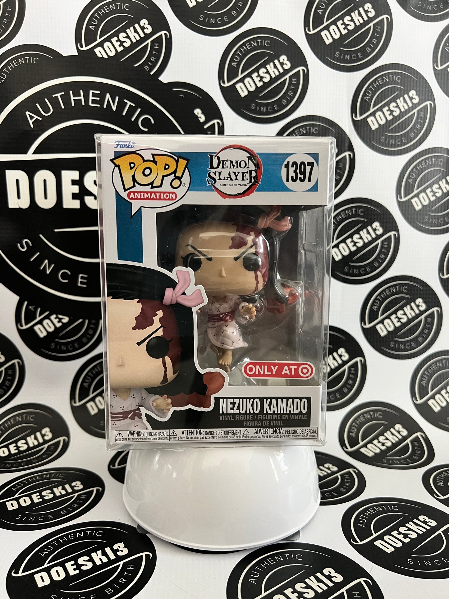 Funko Pop! Animation #1397 Nezuko Kamado Leaping Demon Slayer Target Exclusive W/Protector