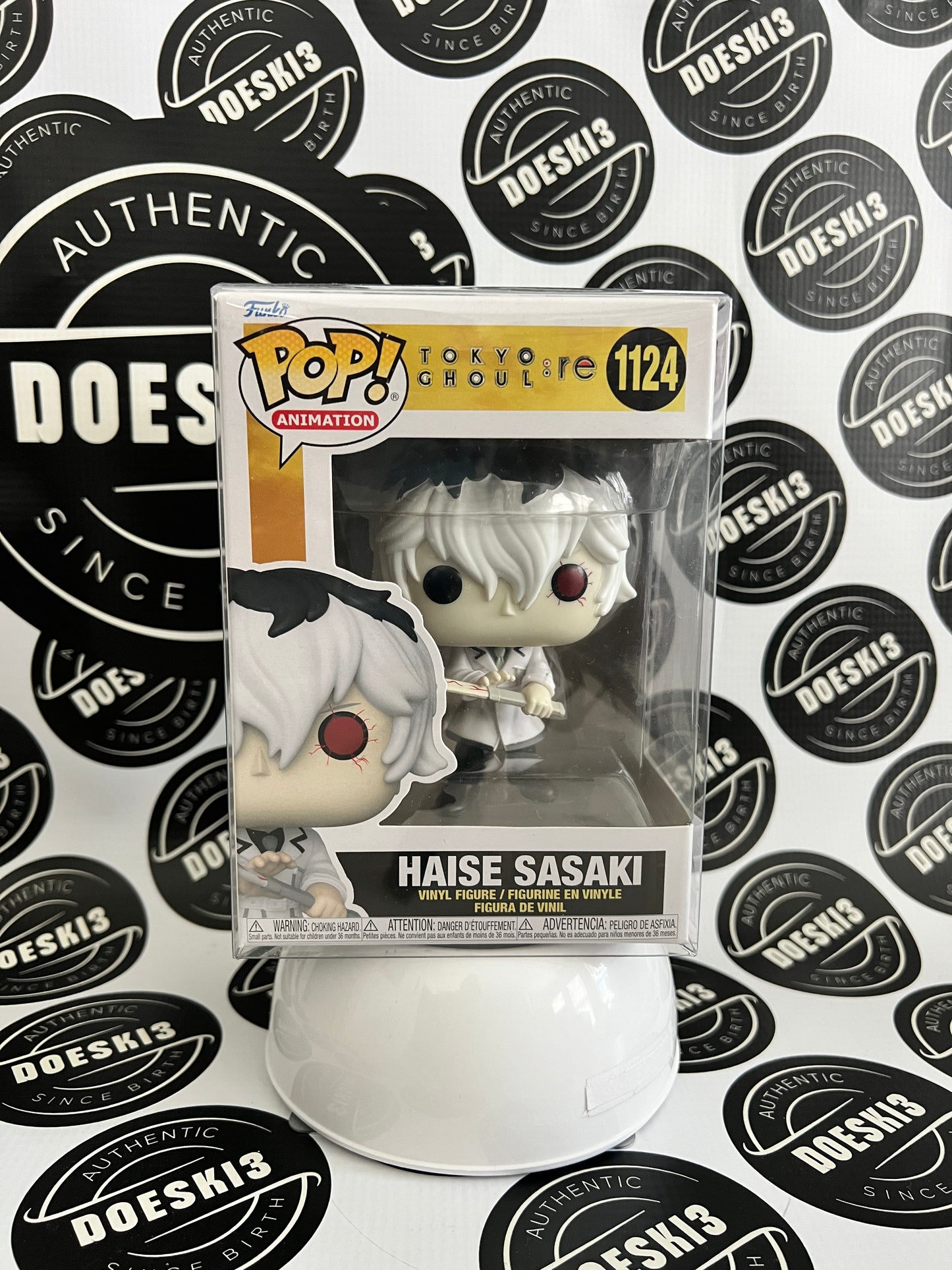 Funko Pop! Animation: Tokyo Ghoul re #1124 Haise Sasaki W/Protector