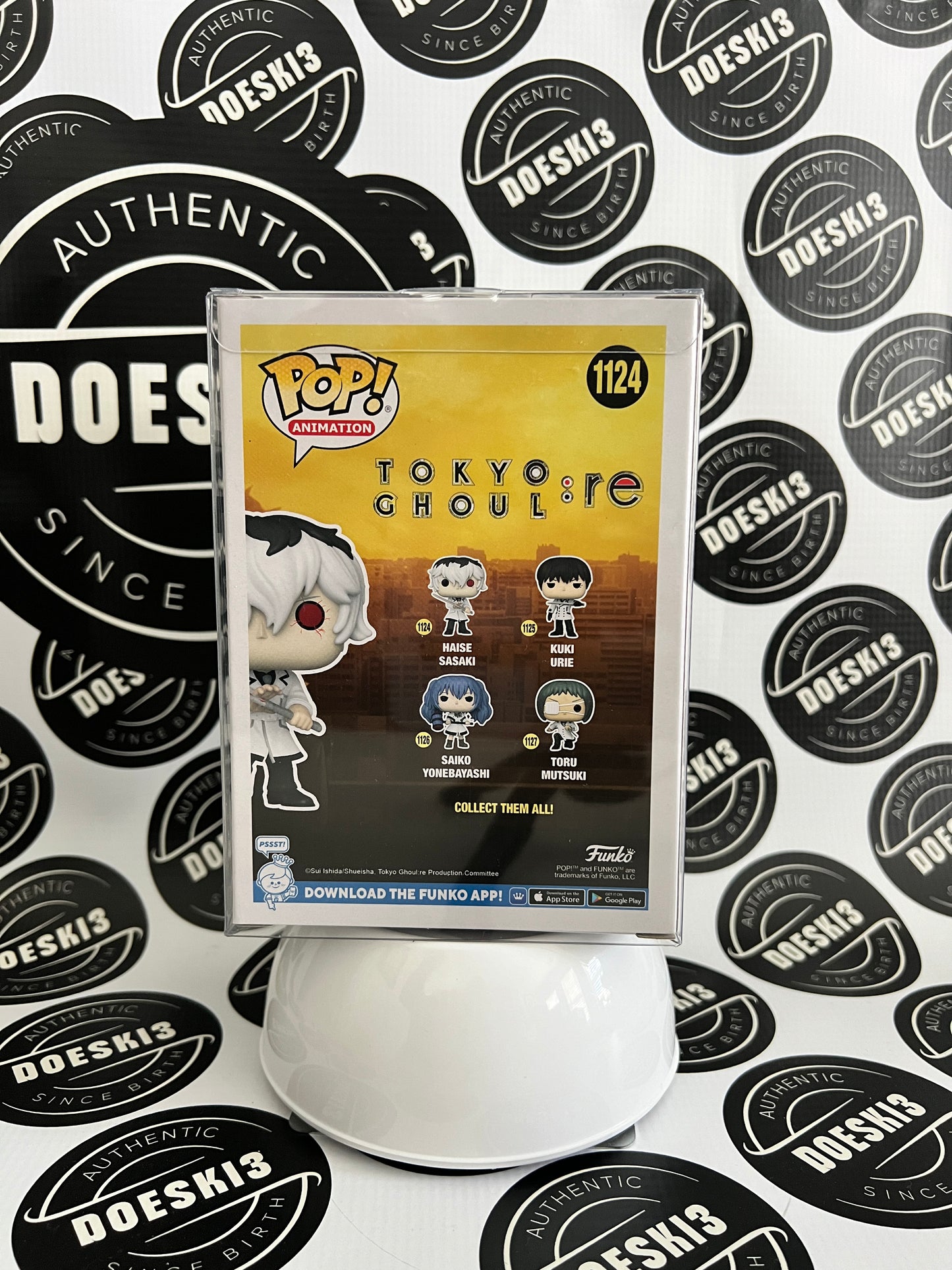 Funko Pop! Animation: Tokyo Ghoul re #1124 Haise Sasaki W/Protector