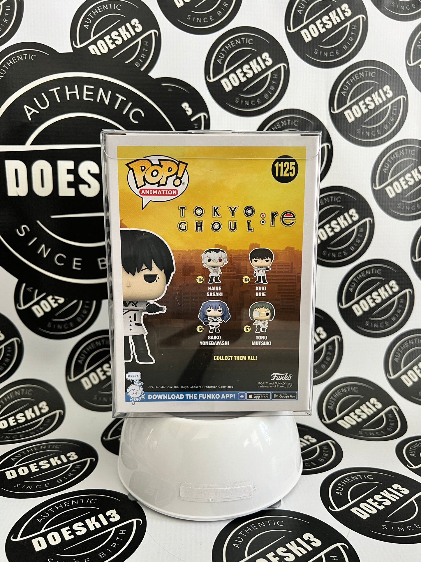 Funko Pop! Tokyo Ghoul:re Kuki Urie #1125 W/Protector
