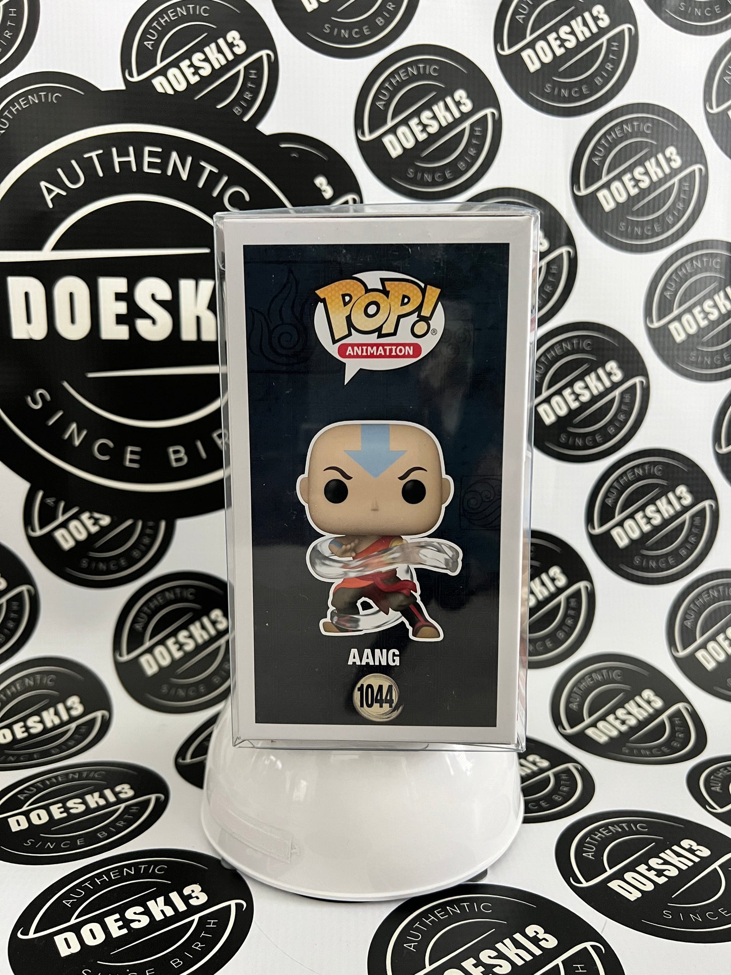 Funko Pop! Avatar - Aang - #1044 - 2021 Fall Convention Exclusive Sticker W/Protector
