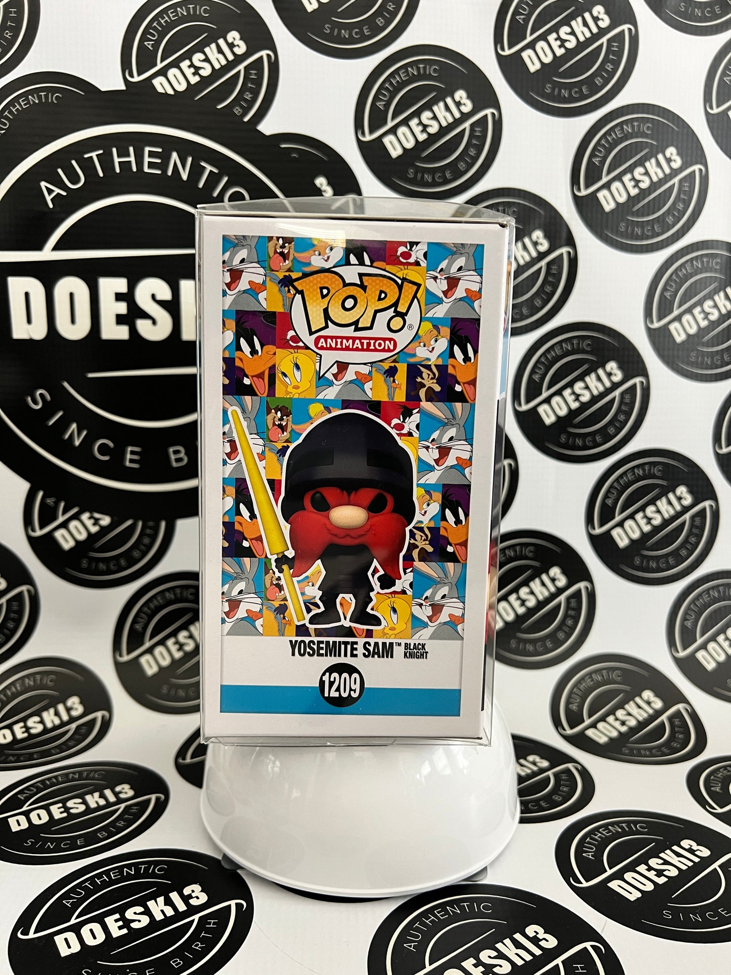 Funko Pop! Looney Tunes Yosemite Sam Black Knight #1209 2022 NYCC Exclusive W/Protector