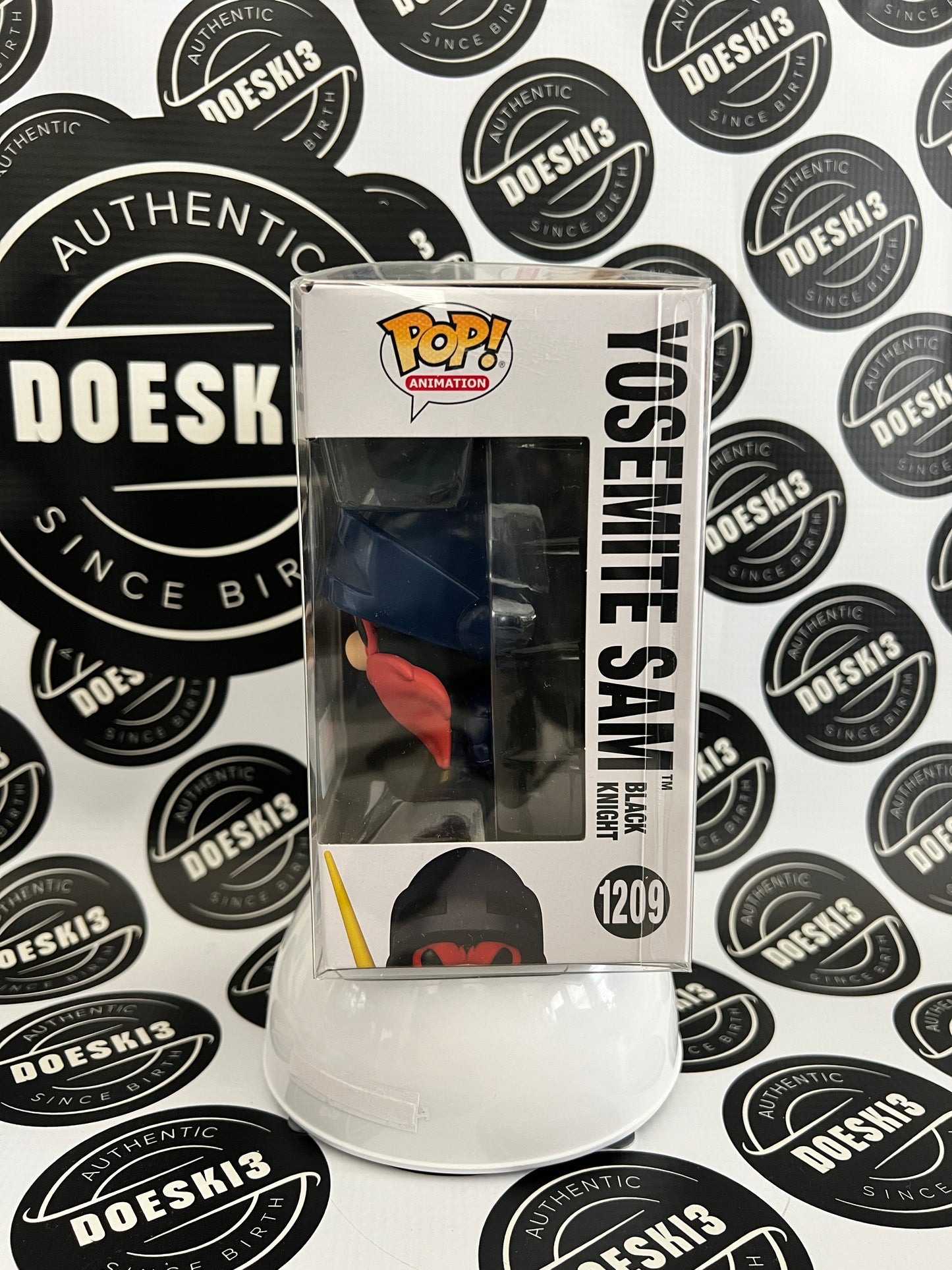 Funko Pop! Looney Tunes Yosemite Sam Black Knight #1209 2022 NYCC Exclusive W/Protector