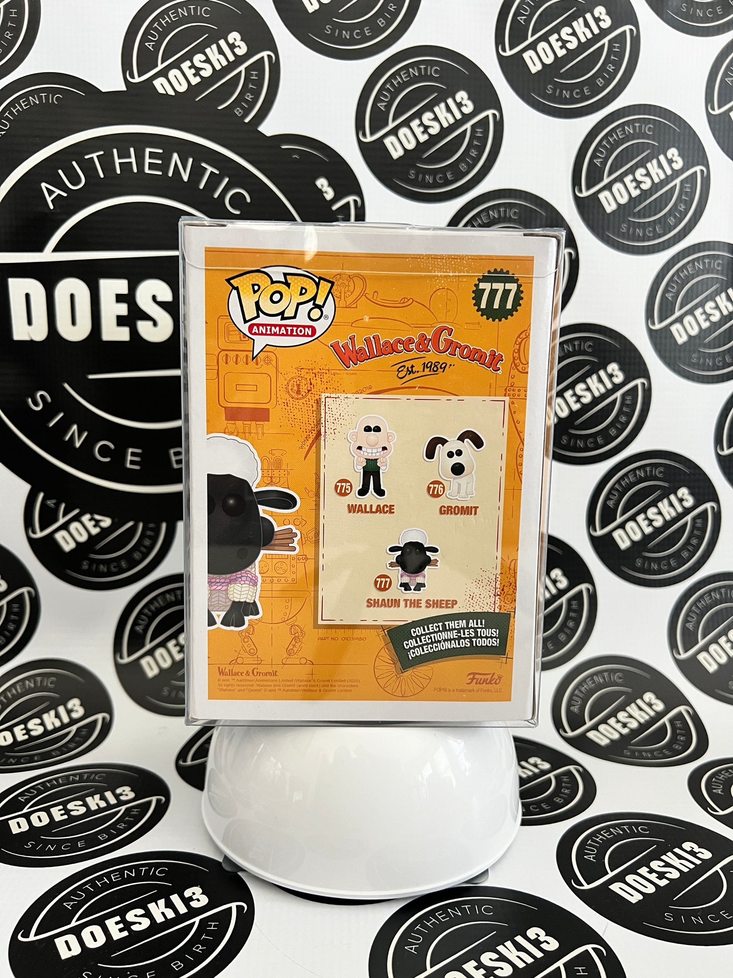 Funko Pop! Wallace & Gromit - Shaun the Sheep #777 W/Protector