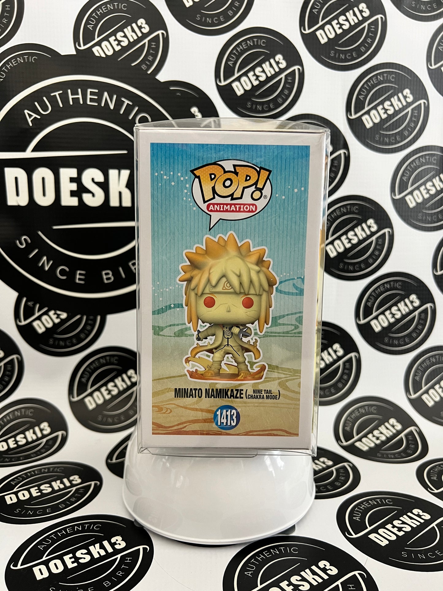 Funko Pop! Naruto Shippuden - Minato Namikaze #1413 (Nine Tail Chakra Mode) Funko (Exclusive) W/Protector