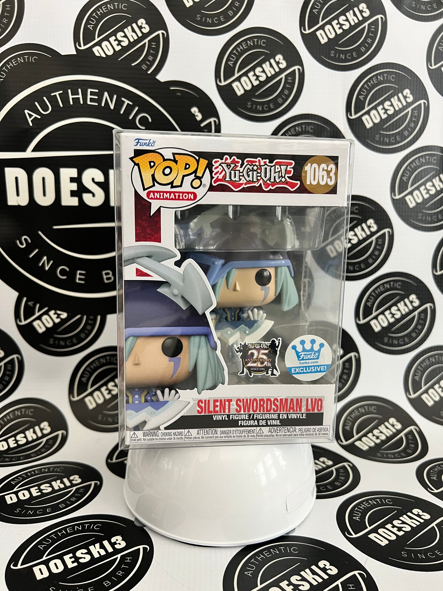 Funko Pop! Silent Swordsman LV0 #1063-Funko Exclusive~25th Anniversary W/Protector