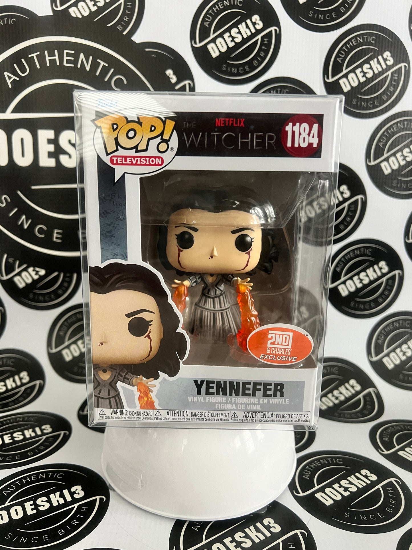 Funko Pop! Television The Witcher Yennefer #1184 (2nd & Charles Exclusive) W/Protector