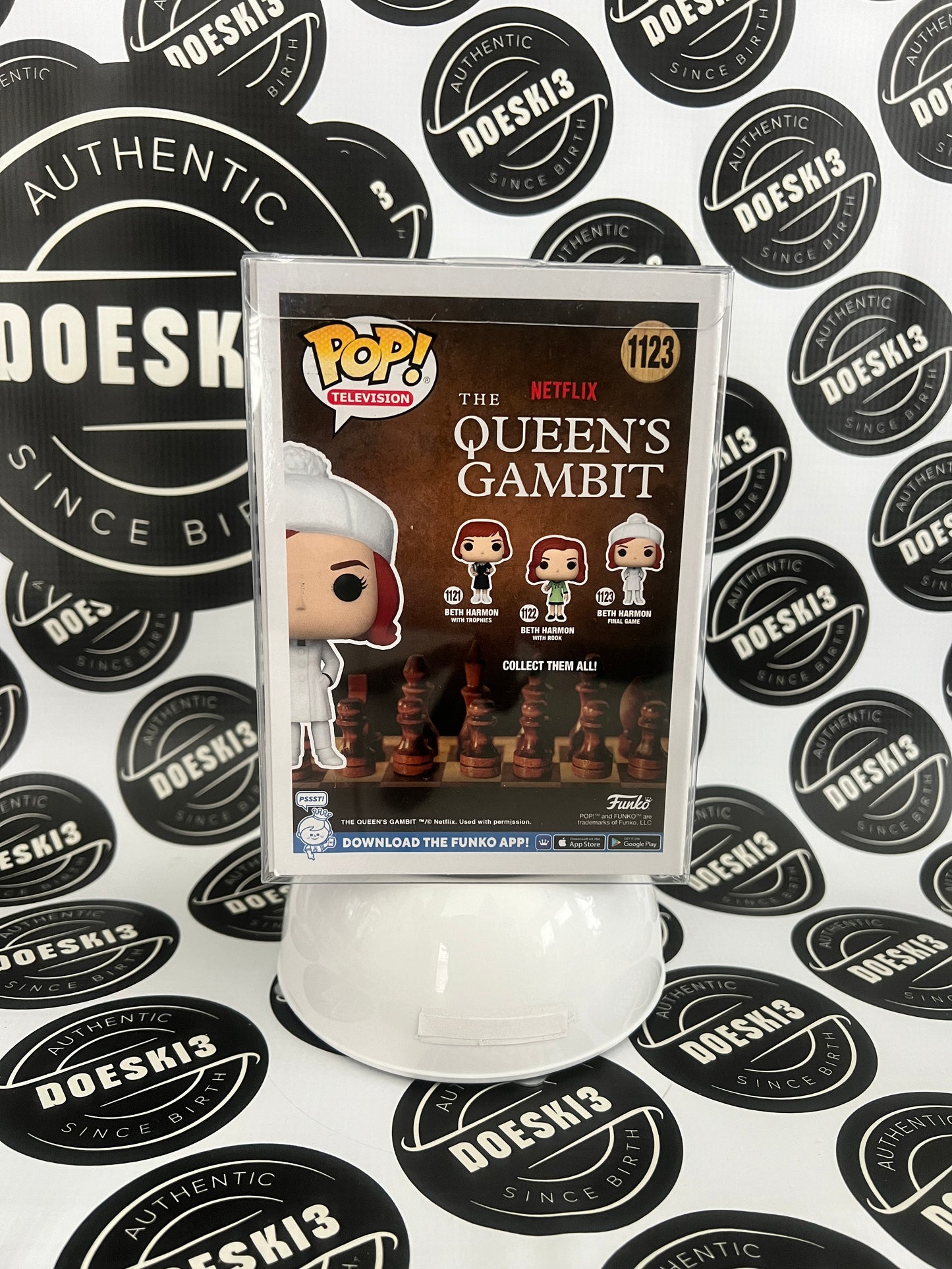 Funko Pop! The Queens Gambit: Beth Harmon Final Game #1123 Barnes & Noble Exclusive W/Protector