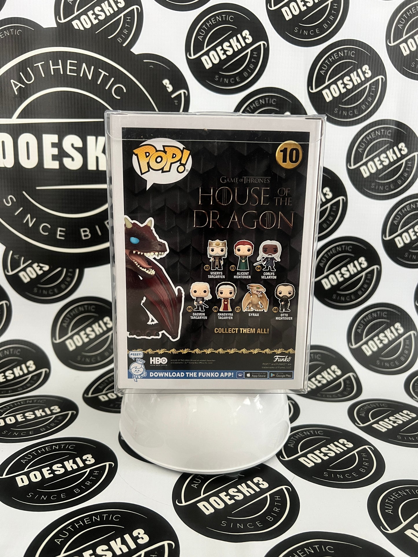 Funko Pop! House of the Dragon Caraxes #10 Target Con Exclusive W/Protector