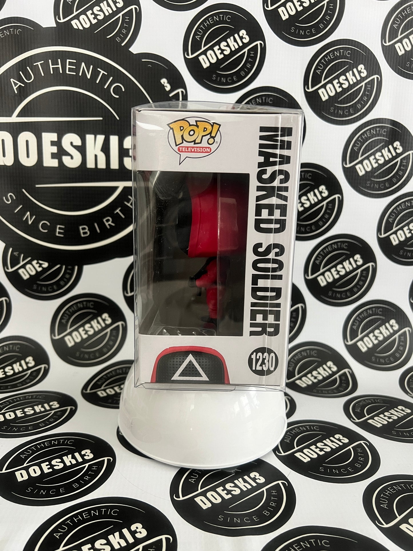 Funko Pop!! Television Squid Game Masked Soldier #1230 Funko Exclusive W/Protector