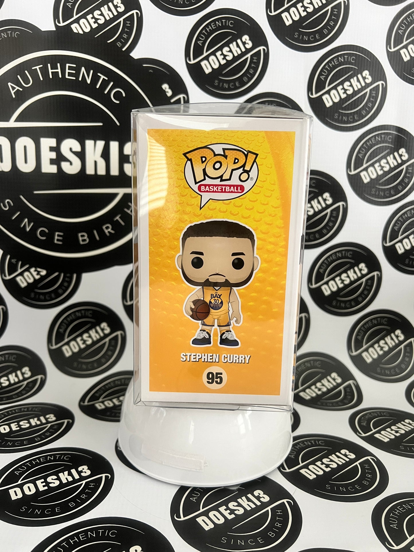 Funko Pop! Stephen Curry Golden State Warriors City Edition Bay #95 W/Protector