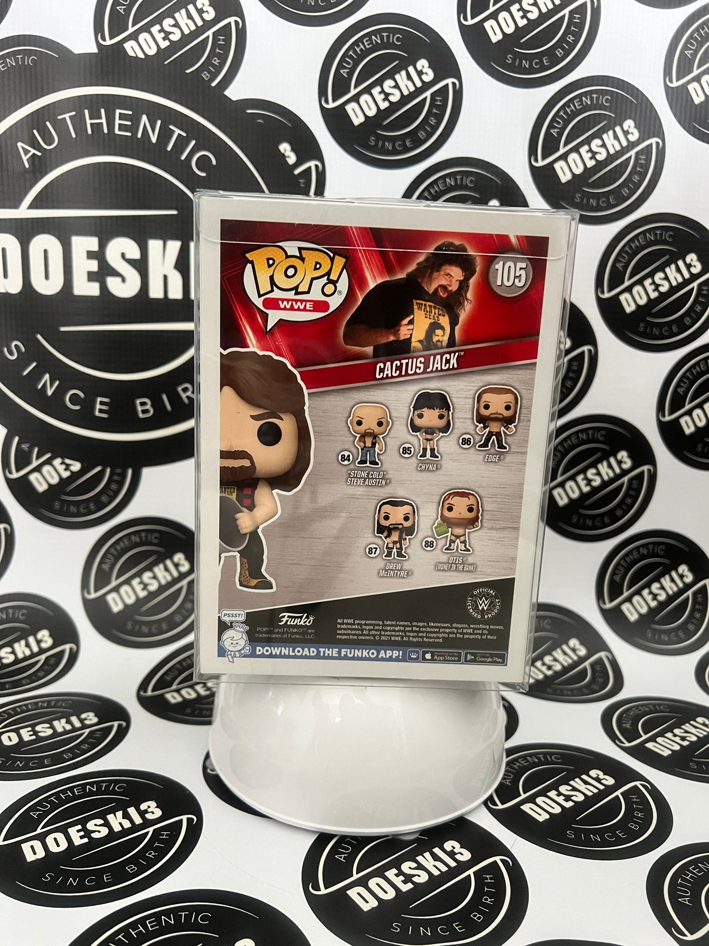 Funko Pop! WWE - Cactus Jack #105 (GameStop Exclusive) W/Protector