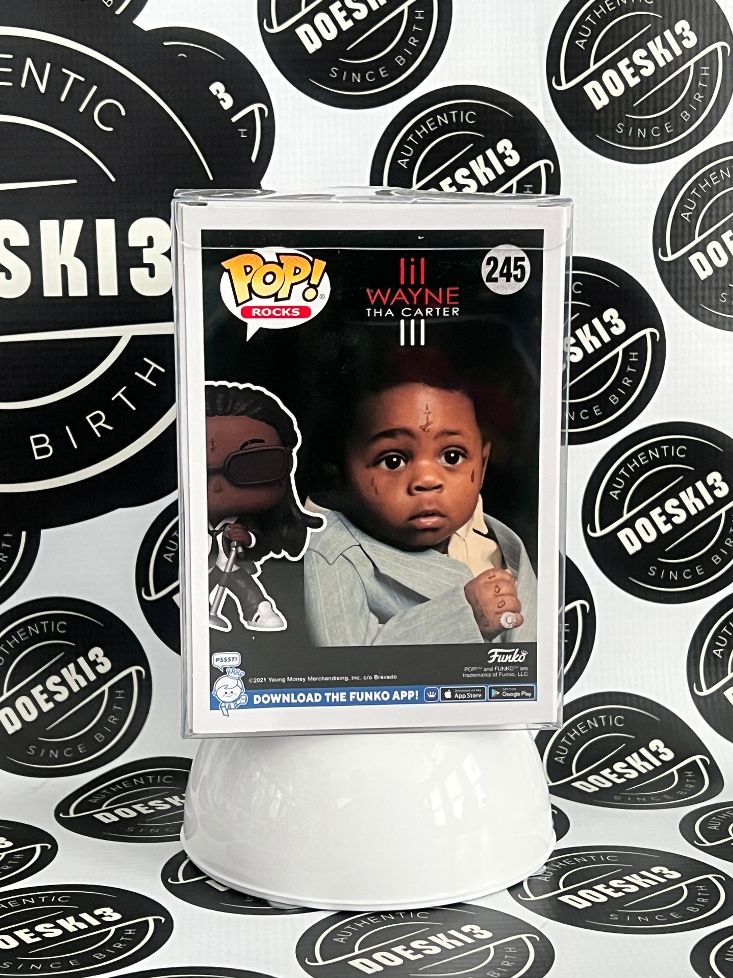 Funko Pop! Rocks Lil Wayne #245 Lollipop Funko Exclusive W/Protector
