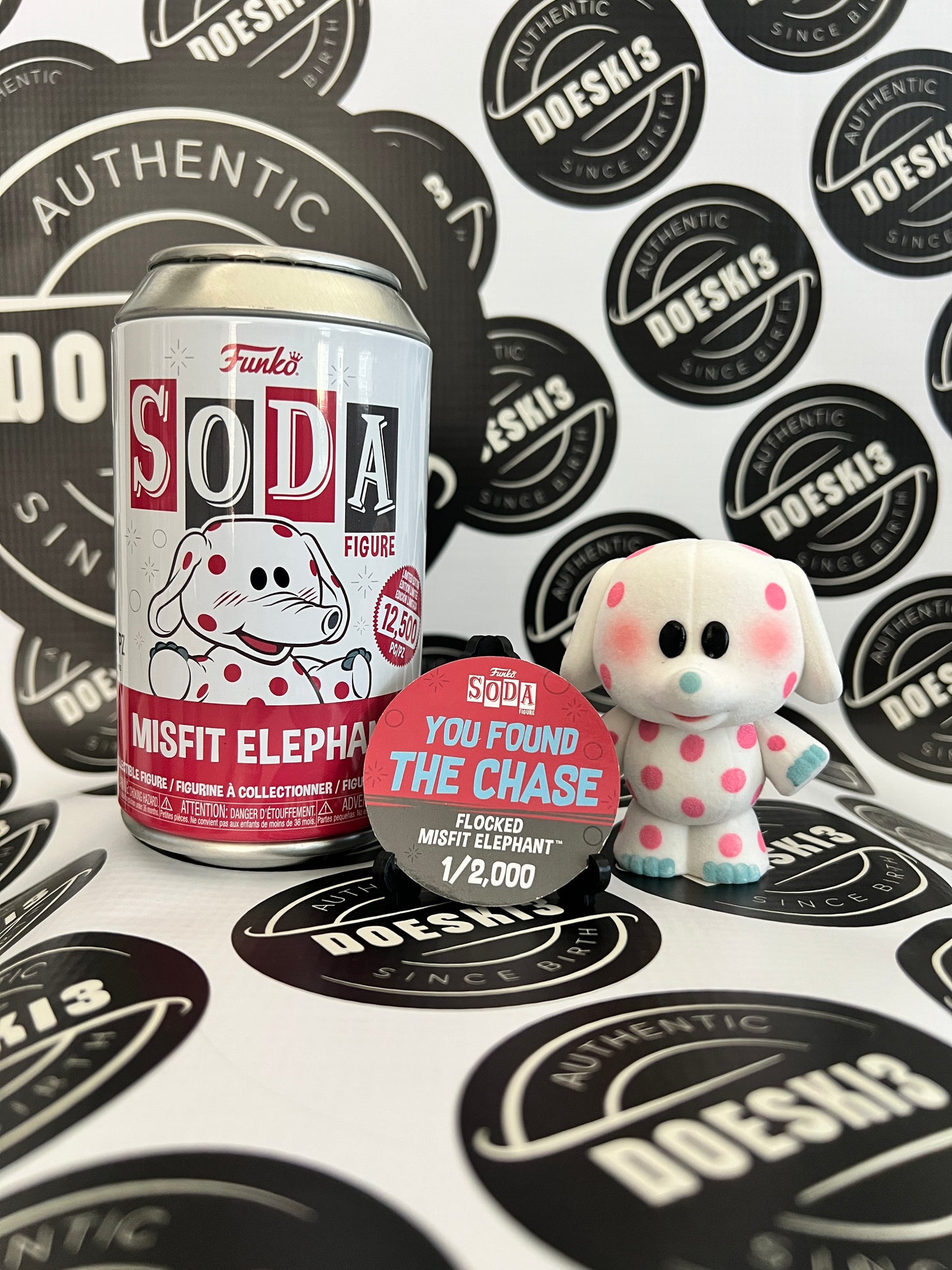 Funko Soda Rudolph the Red Nose Reindeer Misfit Elephant Flocked Chase LE 1/2,000