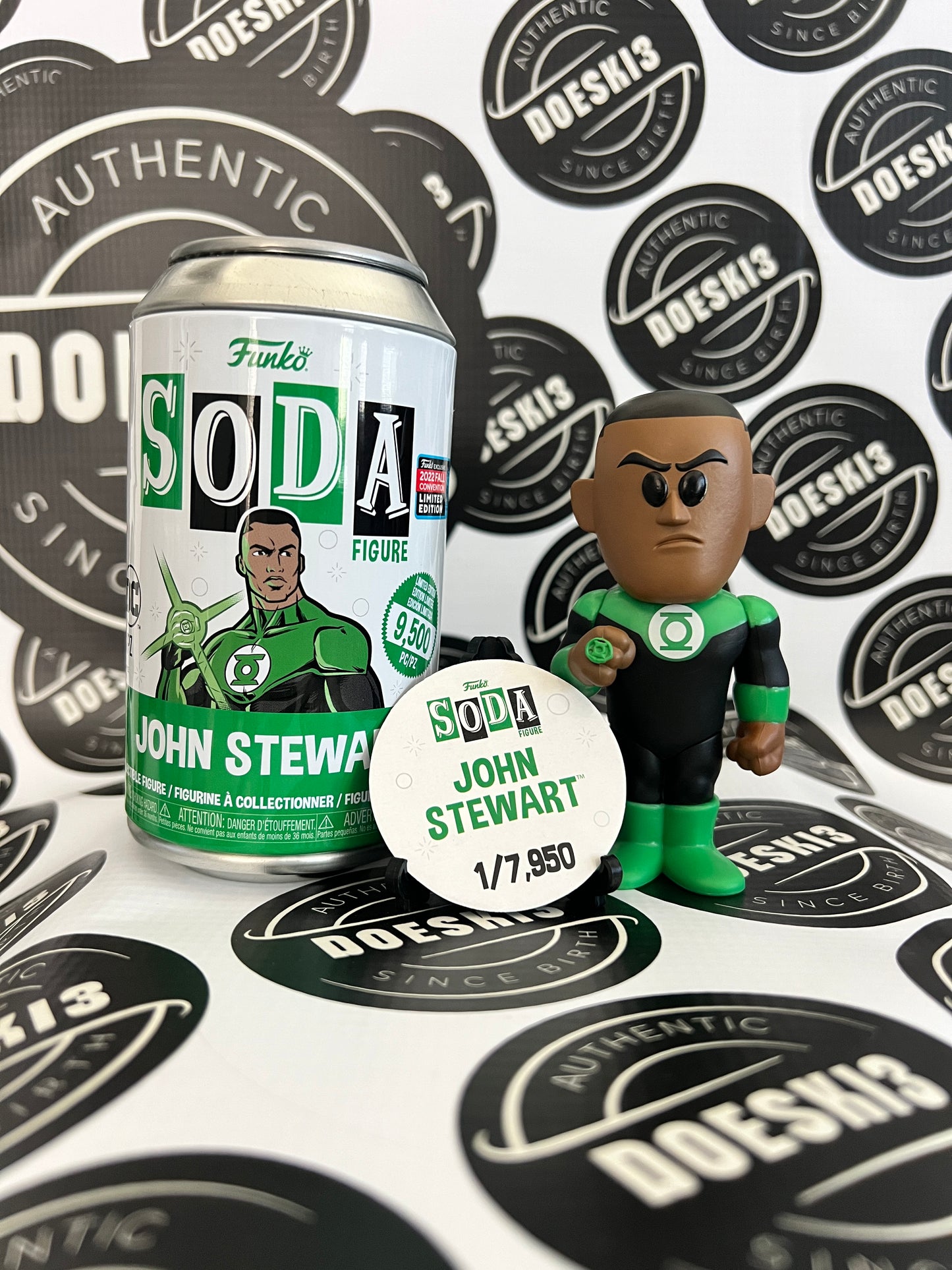 Funko Soda DC Green Lantern John Stewart NYCC 2022 Sticker LE 9,500