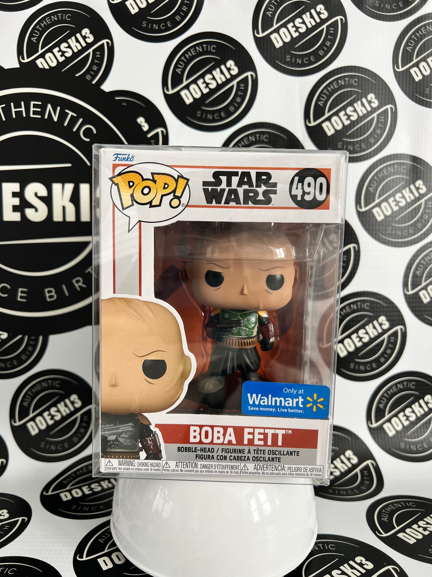 Funko Pop! Star Wars Boba Fett #490 (Walmart Exclusive) W/Protector