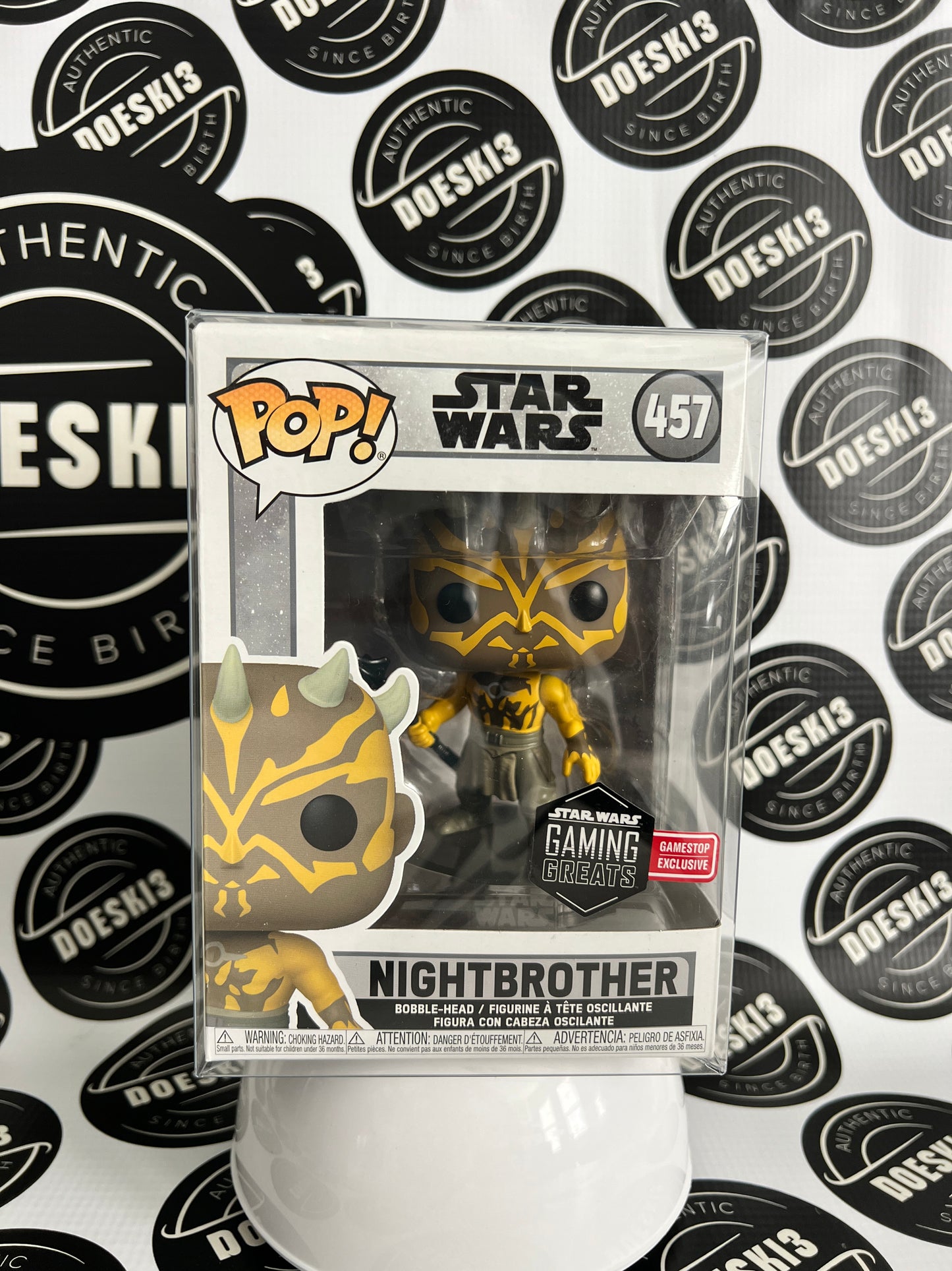 Funko Pop! Star Wars #457 Nightbrother - GameStop (Exclusive) W/Protector