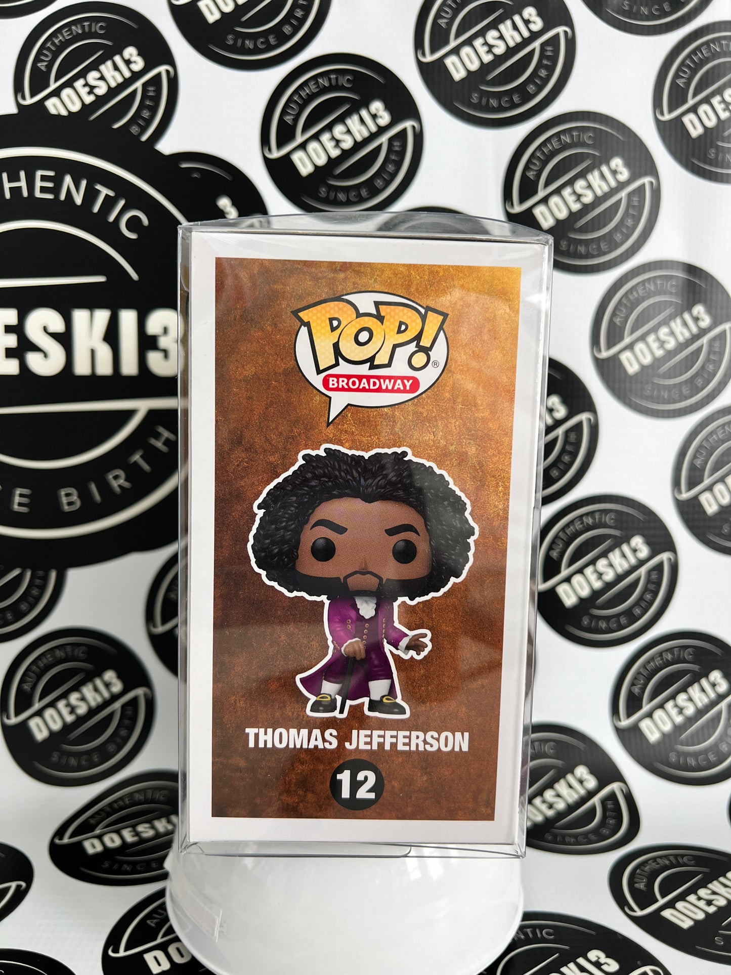 Funko Pop! Hamilton Thomas Jefferson #12 W/Protector