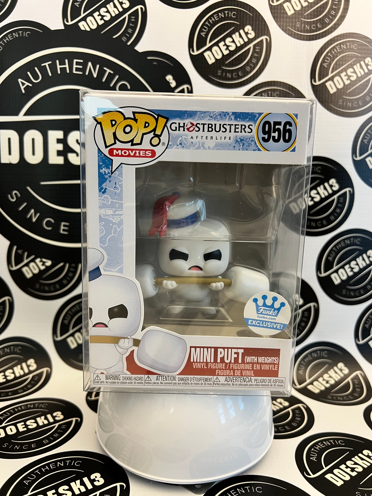 Funko Pop!Ghostbusters Mini Puft #956 (With Weights) (Funko Exclusive) W/Protector