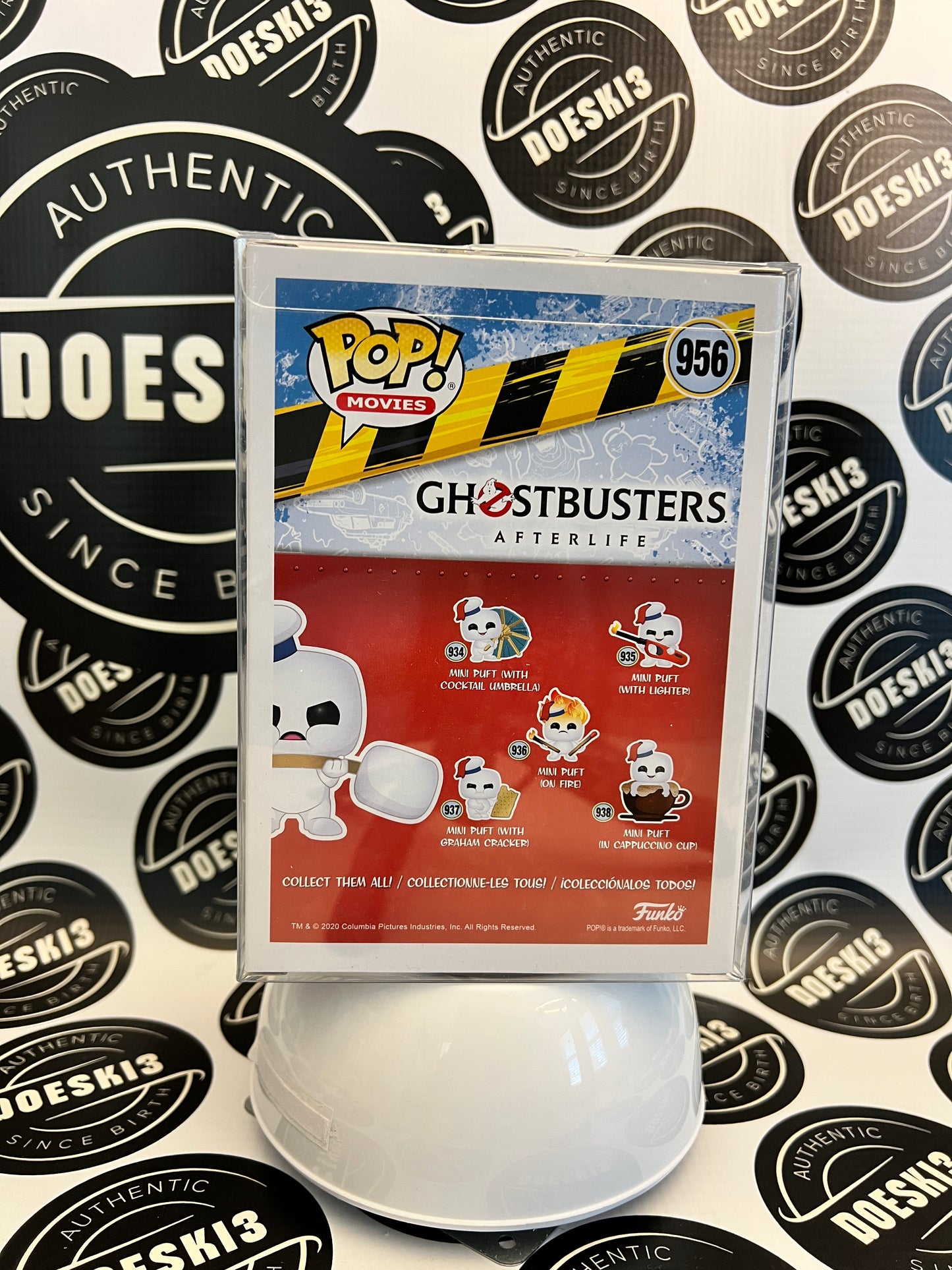 Funko Pop!Ghostbusters Mini Puft #956 (With Weights) (Funko Exclusive) W/Protector
