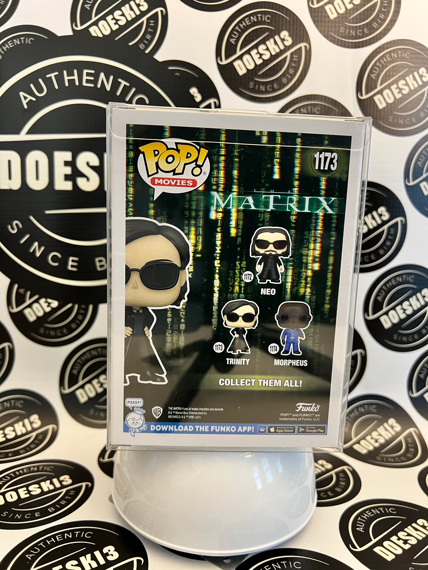 Funko Pop! Movies The Matrix Trinity #1173 W/Protector