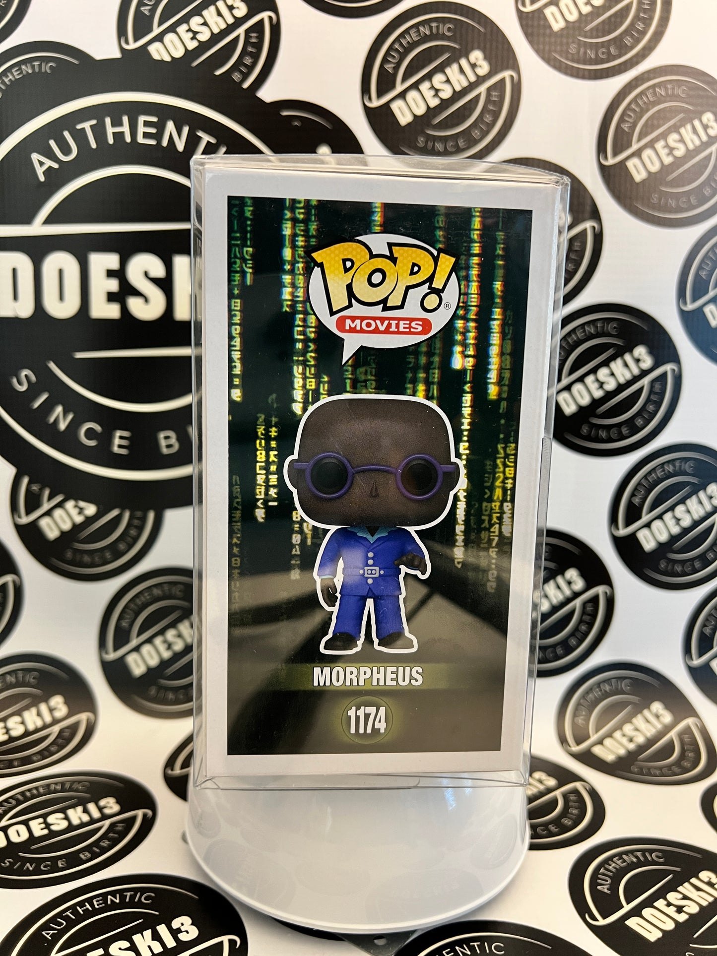 Funko Pop! Movies The Matrix Morpheus #1174 W/Protector