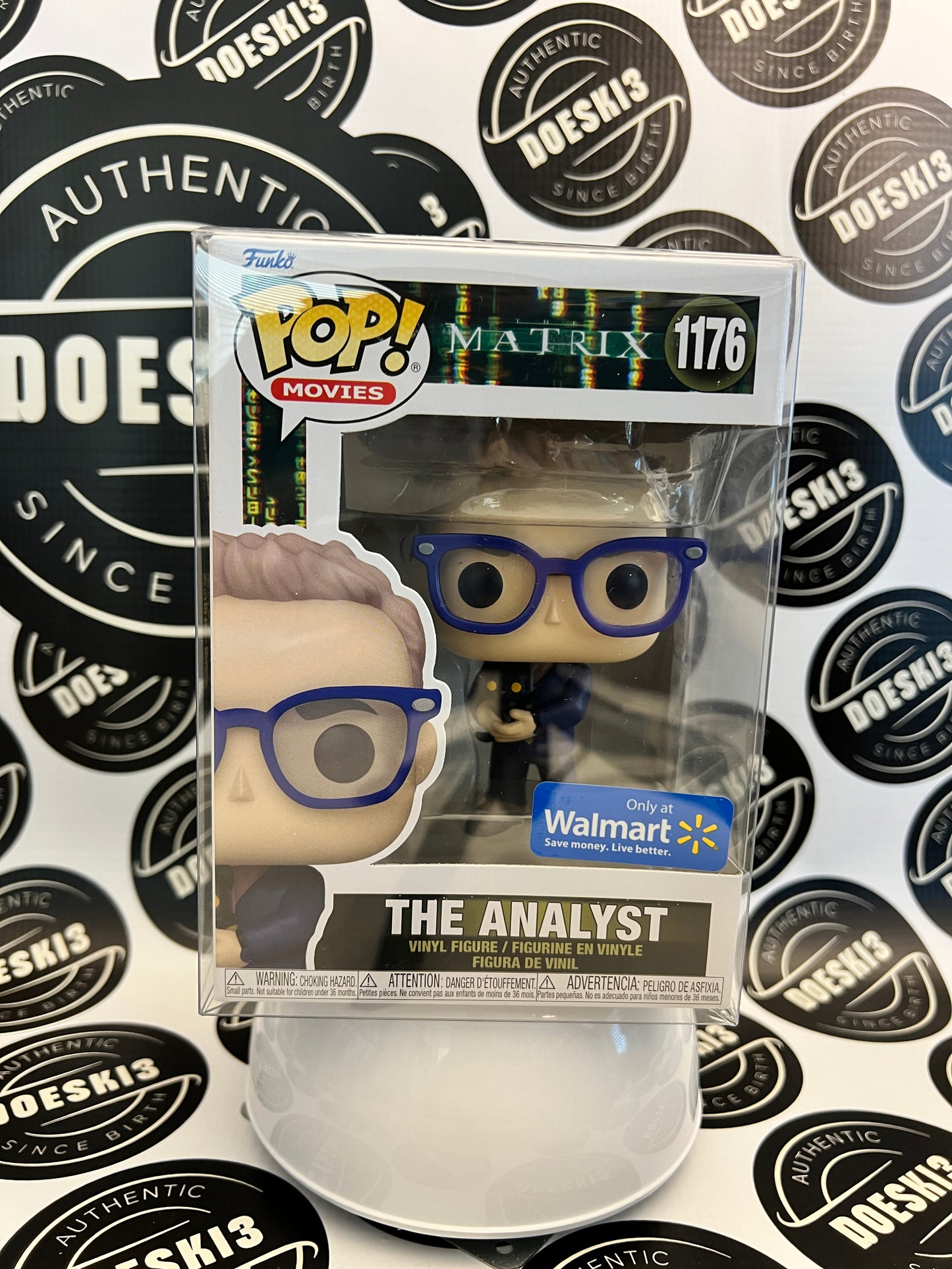 Funko Pop! The Matrix The Analyst #1176 (Walmart Exclusive) W/Protector